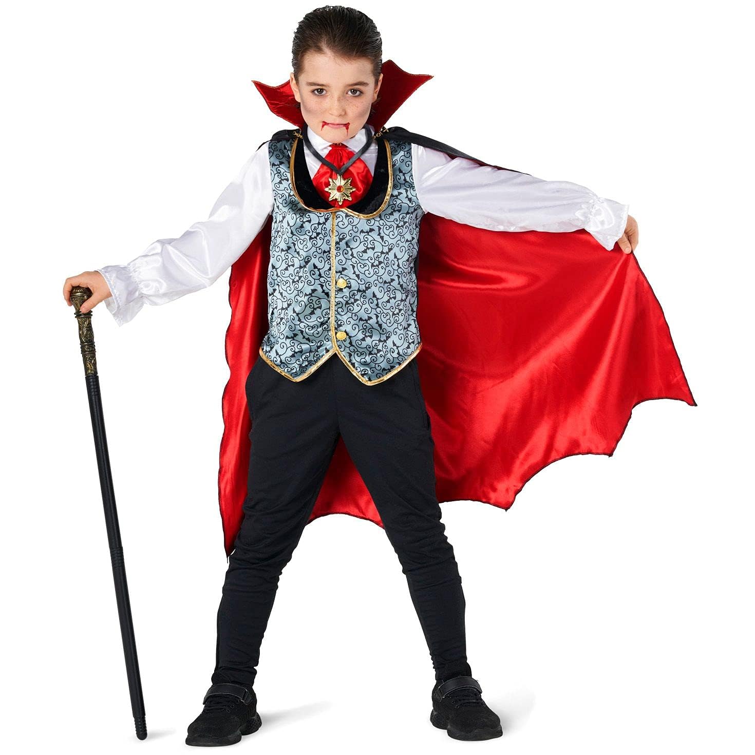 Morph Kids Vampire Costume Boys, Kids Vampire Costume, Toddlers Vampires Costumes, Scary Outfits for Boys - Image 2