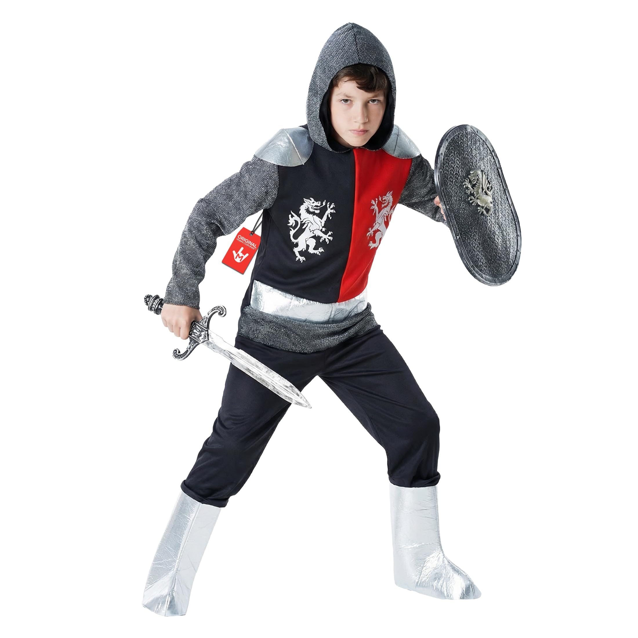 Morph Knight Costume Kids, Knight Costume for Boys, Child Knights Costumes, Medieval Knights Costumes Kids