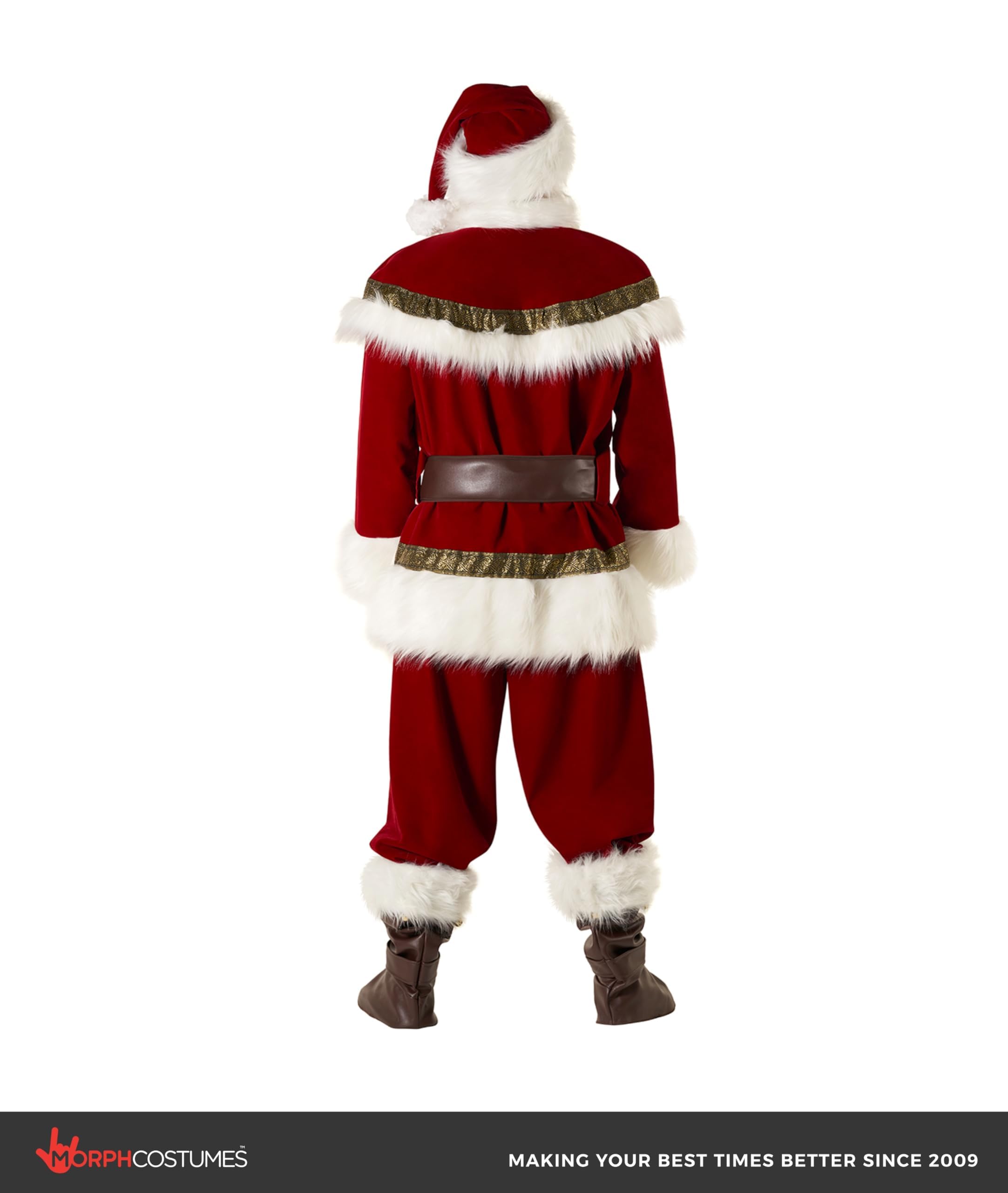 Morph Luxury Santa Costume, Santa Claus Costume for Men, Christmas Suit for Men, Christmas Costumes Adults - Image 6
