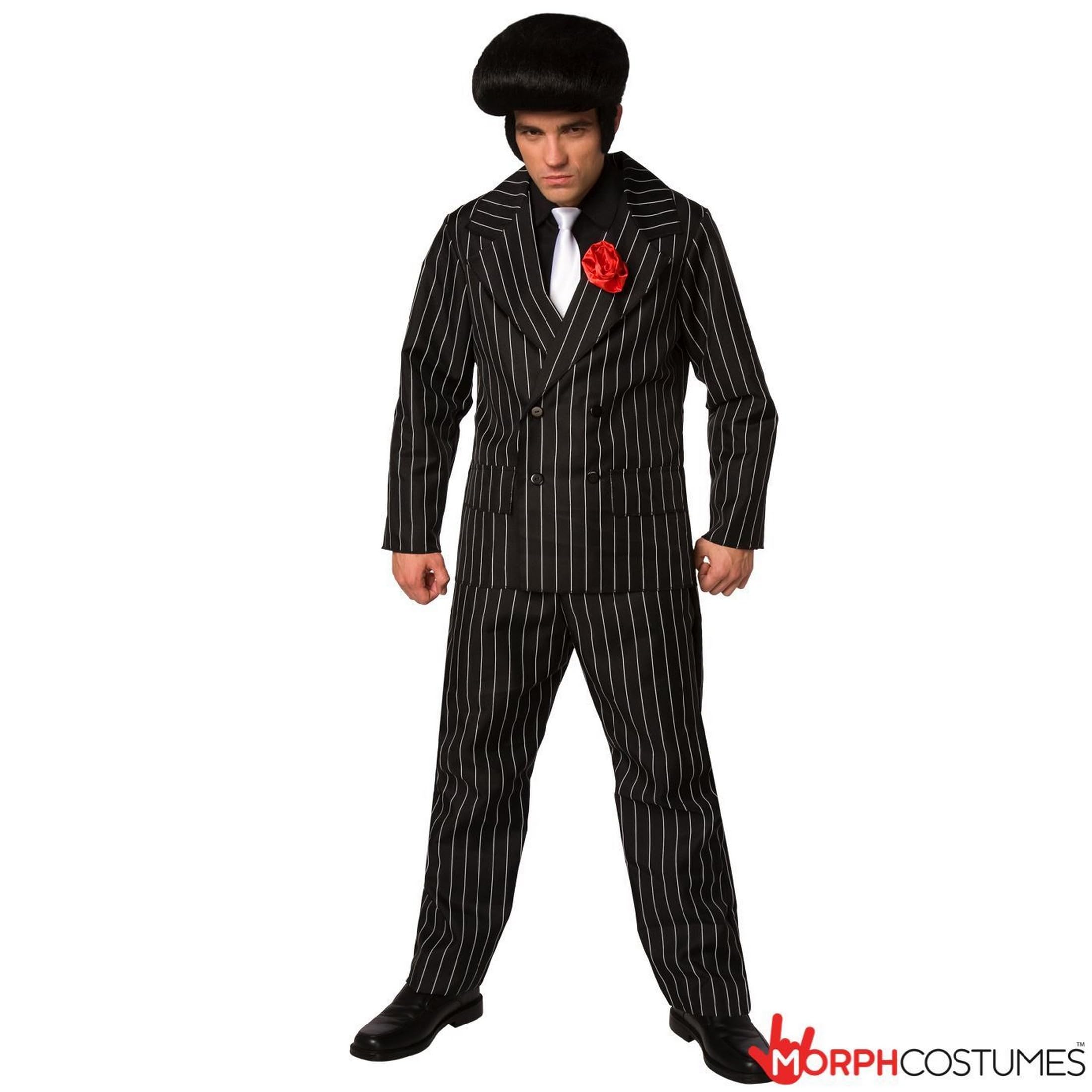 Morph Men's Gangster Costume, Men's 1920s Costume, Mens Mafia Outfit - Image 5