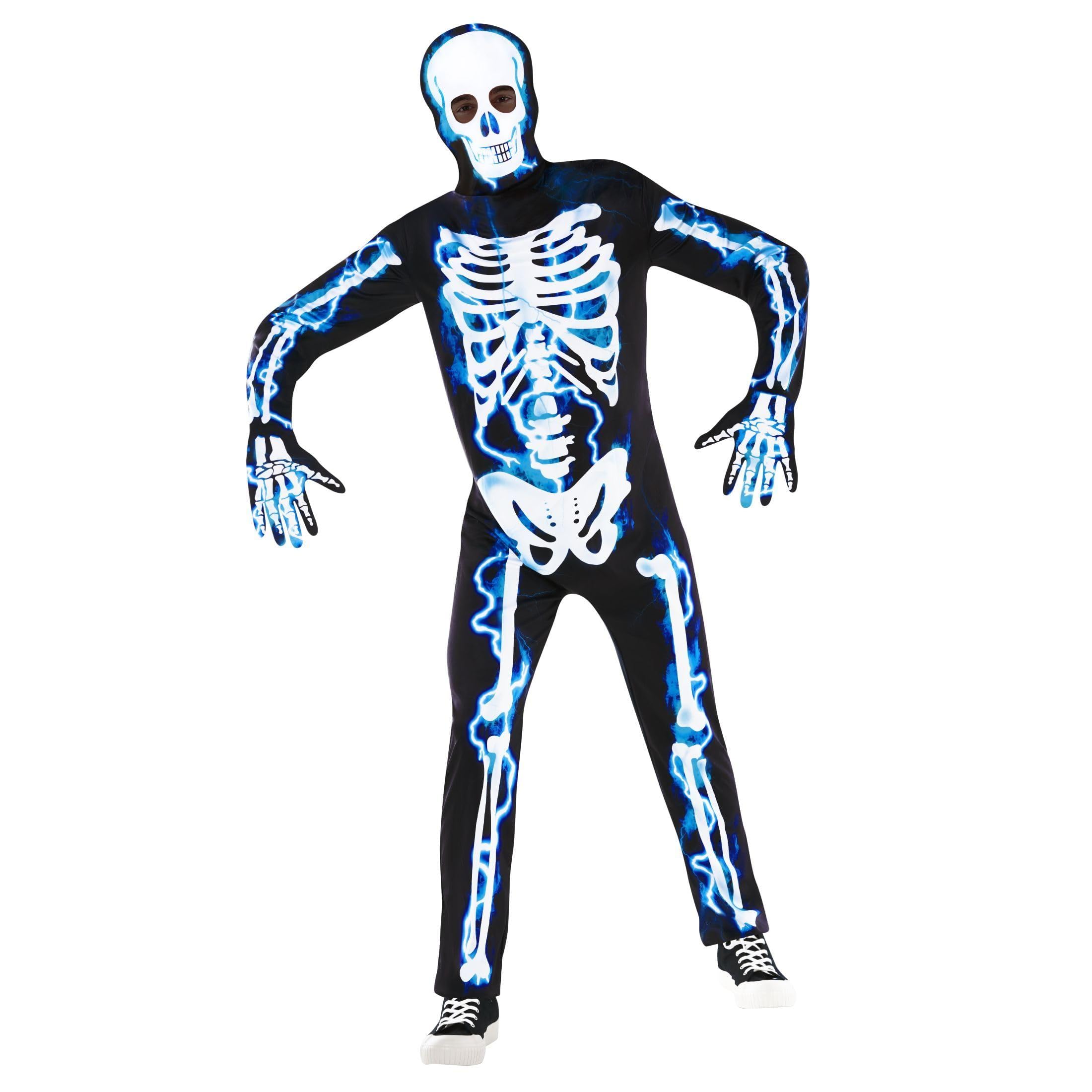 Morph Mens Skeleton Costume, Adult Skeleton Costume, Halloween Skeletons Suit Adults, Halloween Costumes for Men - Image 7