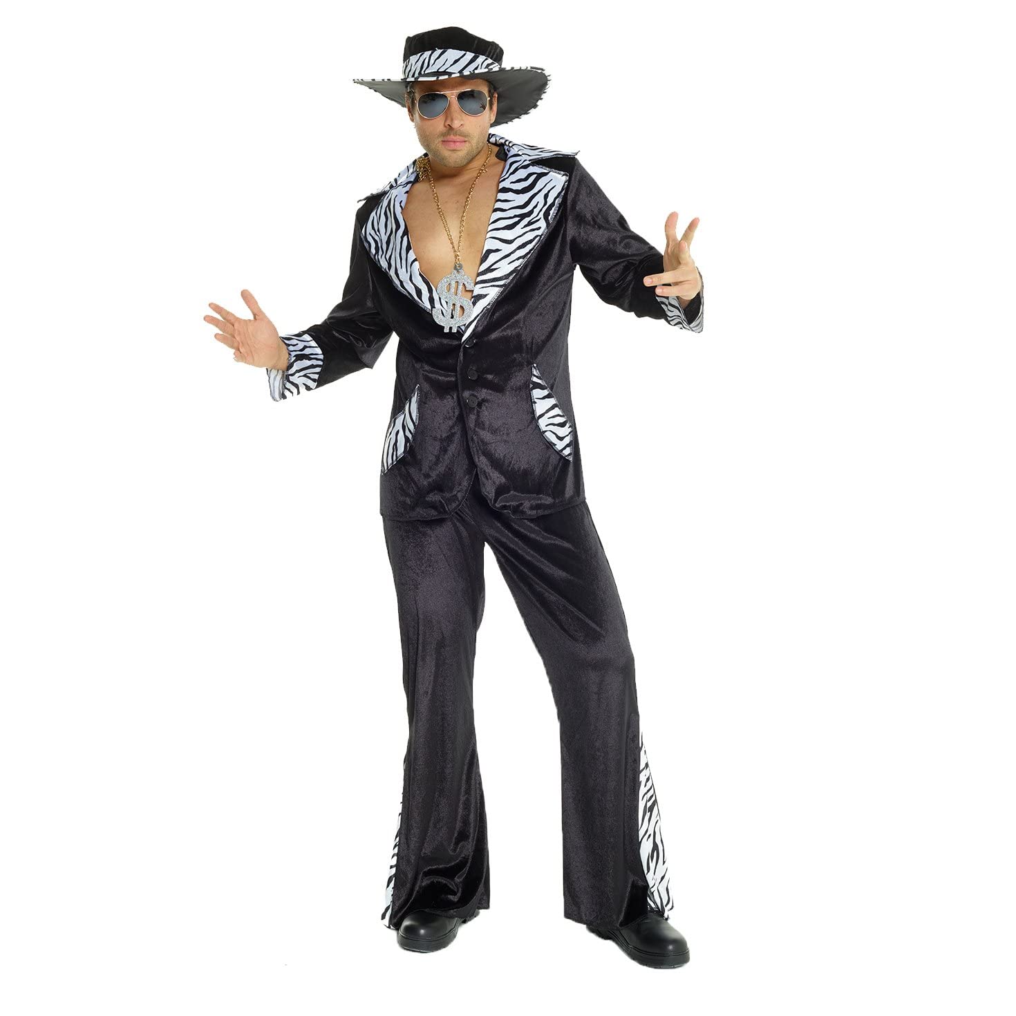 Morph Pimp Costume For Men, Pimp Suits For Men, Pimp Coat, 70s Suit for Men - Image 6