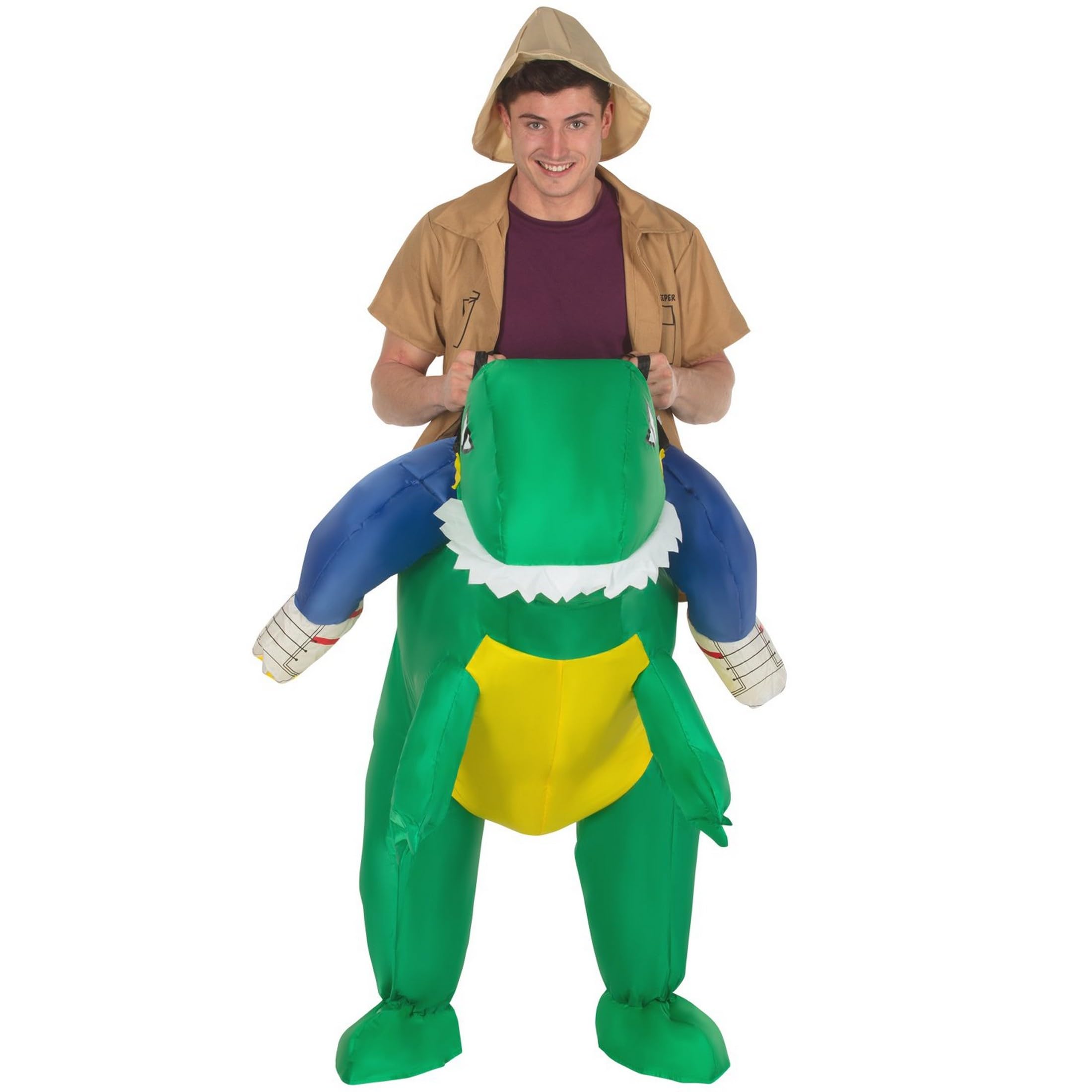 Morph Premium Disfraz Dinosaurio Hinchable Adulto (con Bolsillo) Disfraz Hinchable Adulto, Disfraces Inflables Dinosaurios Hombre Mujer, Disfraz Carnaval Adulto - Image 8