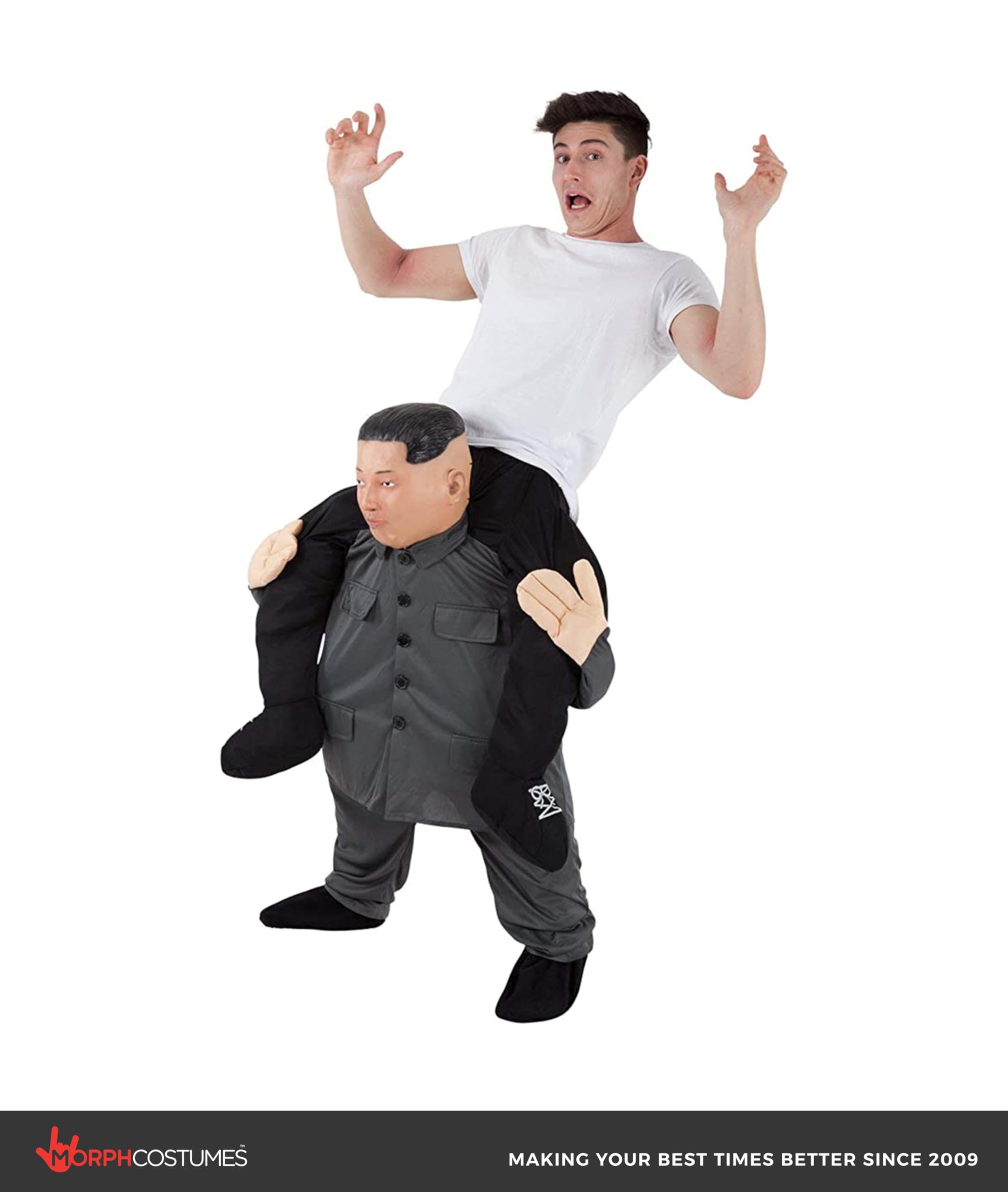 Morph President Costume, Adult Presidential Piggyback Costume, Political Piggyback Ride Costumes, President Carry Me Costumes - Image 3