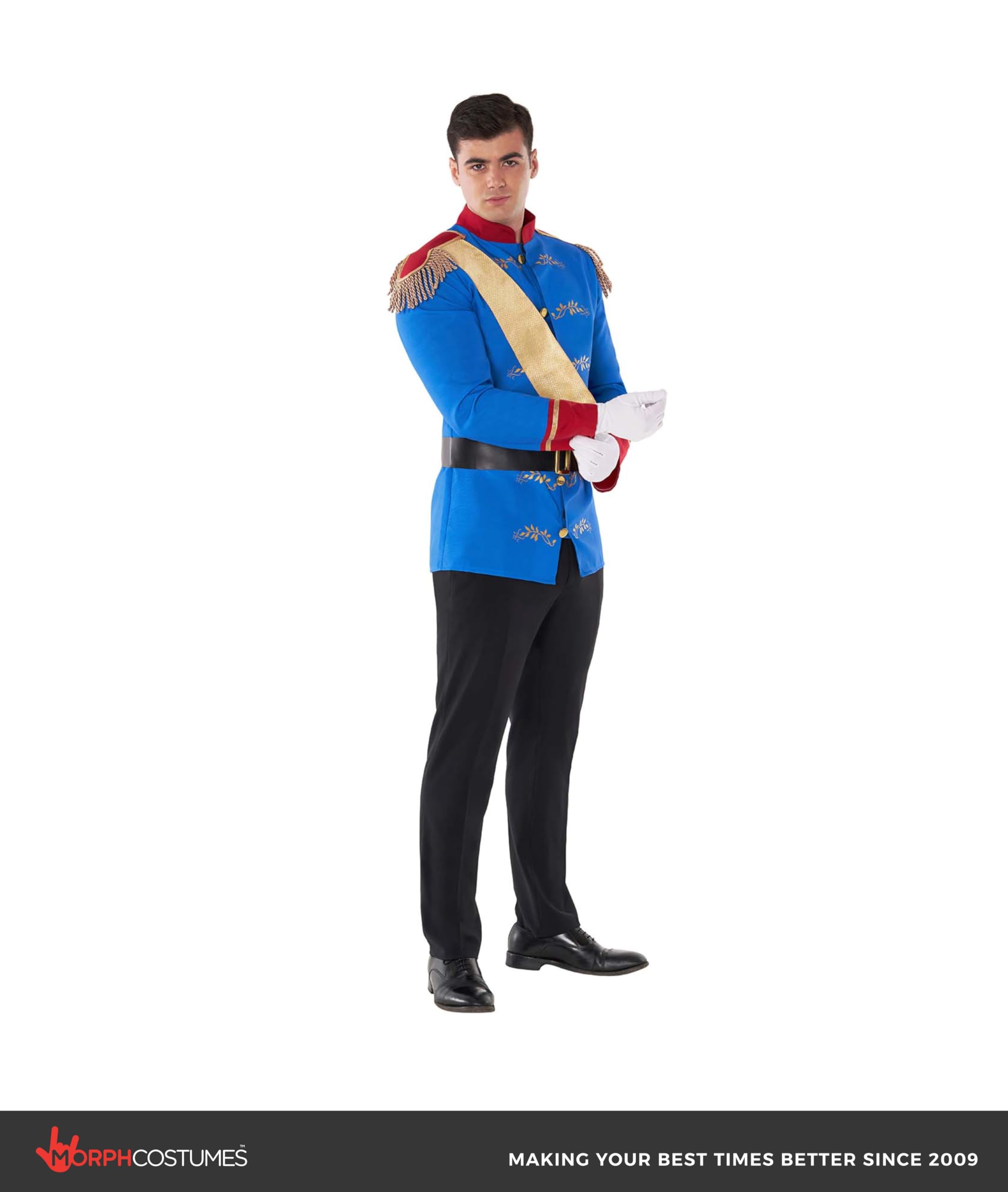 Morph Prince Charming Costume for Men, Prince Costume for Men, Halloween Costumes Adult - Image 4