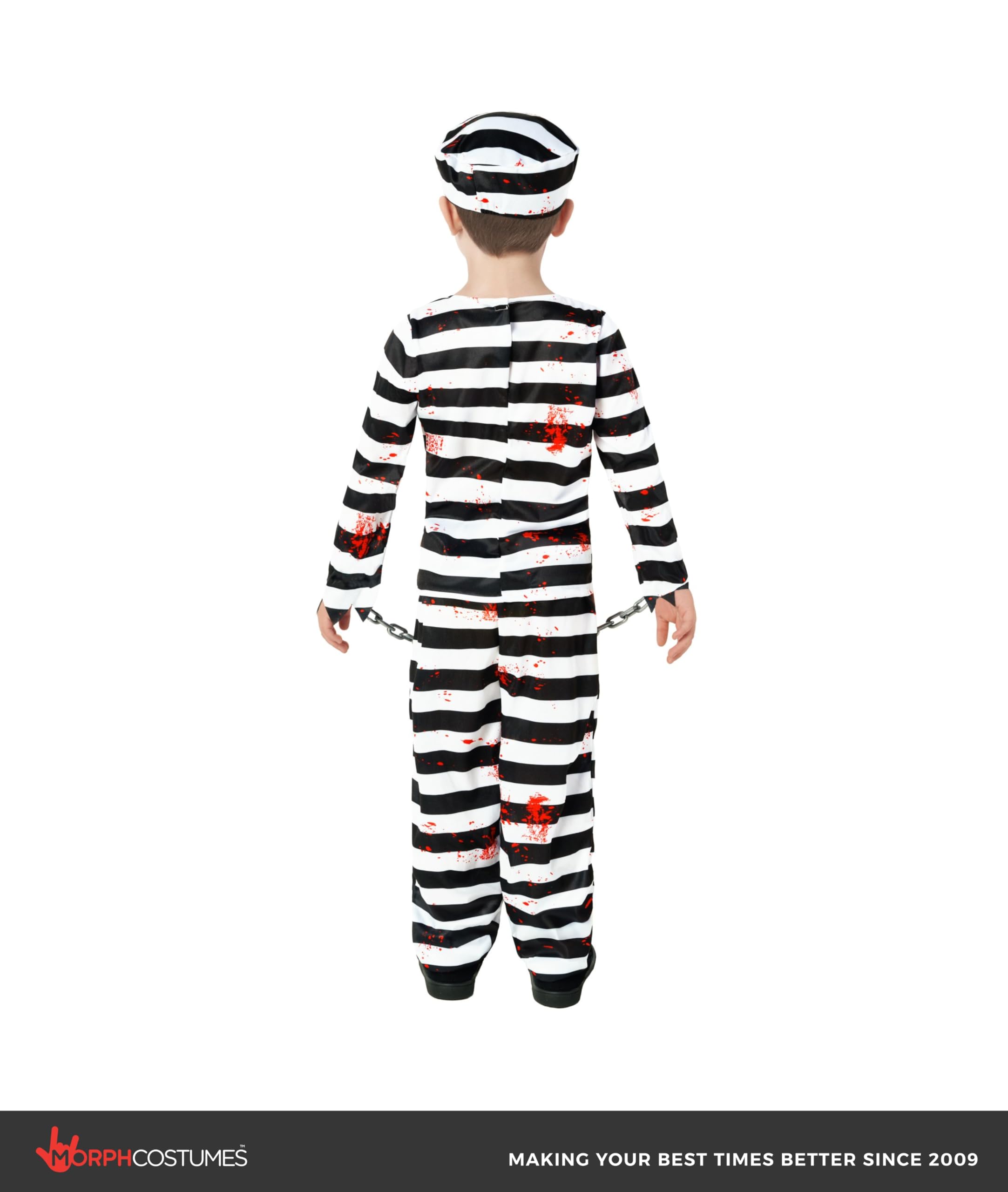 Morph Prisoner Costume Kids, Zombie Costume For Kids, Zombie Costumes For Boys, Jail Outfit, Halloween Costumes For Boys - Image 6