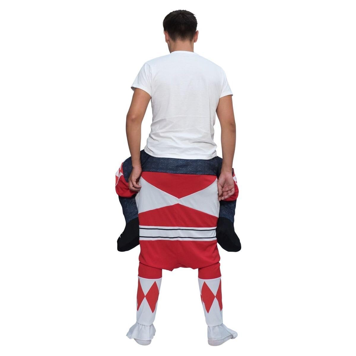 Morph Red Power Ranger Costume, Red Power Ranger Piggyback Costume, Red Ranger Ride on Costume, Power Ranger Piggyback - Image 4