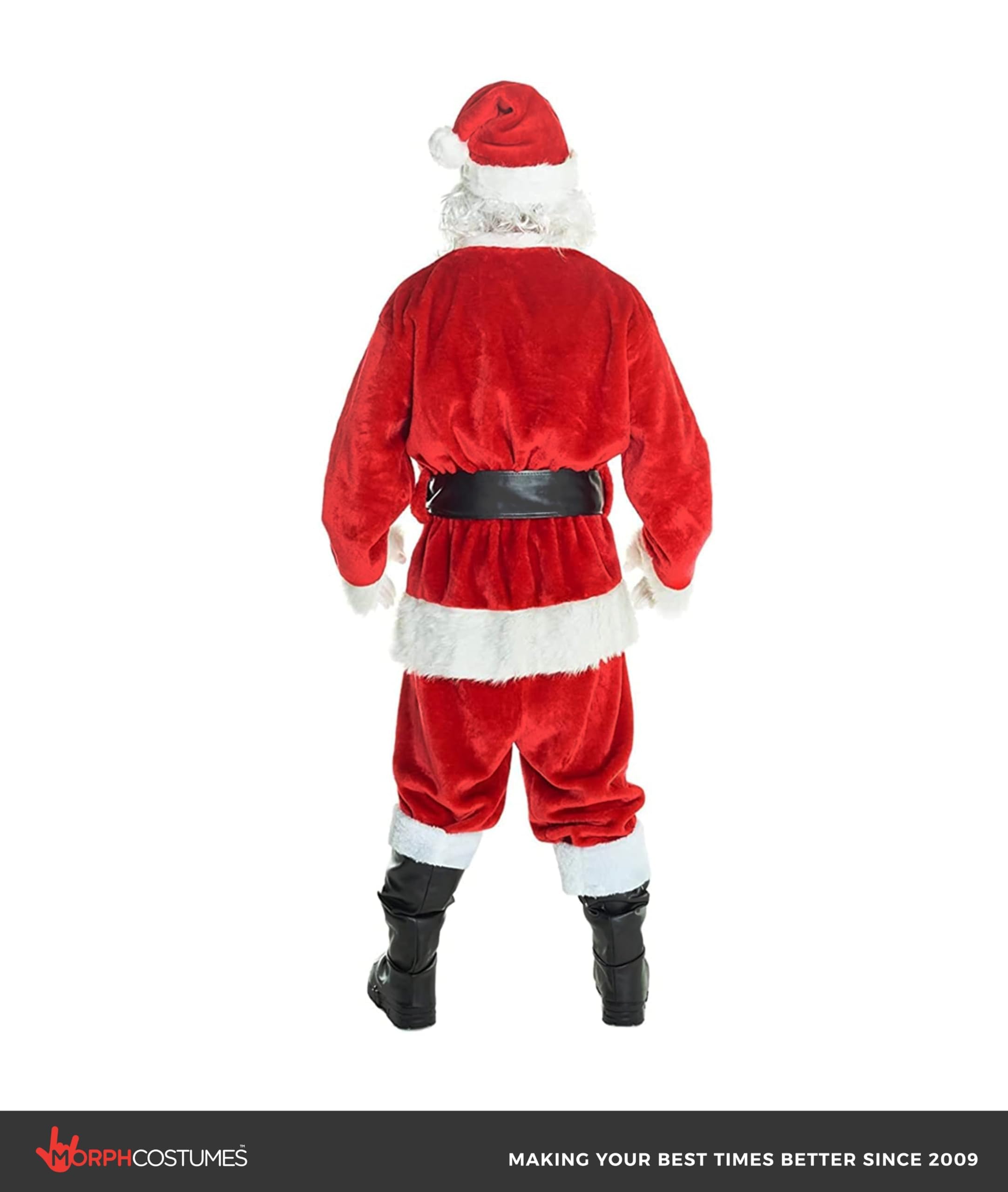 Morph Santa Costume, Deluxe Santa Claus Costume for Men, Christmas Suit for Men, Christmas Costumes Adults - Image 6