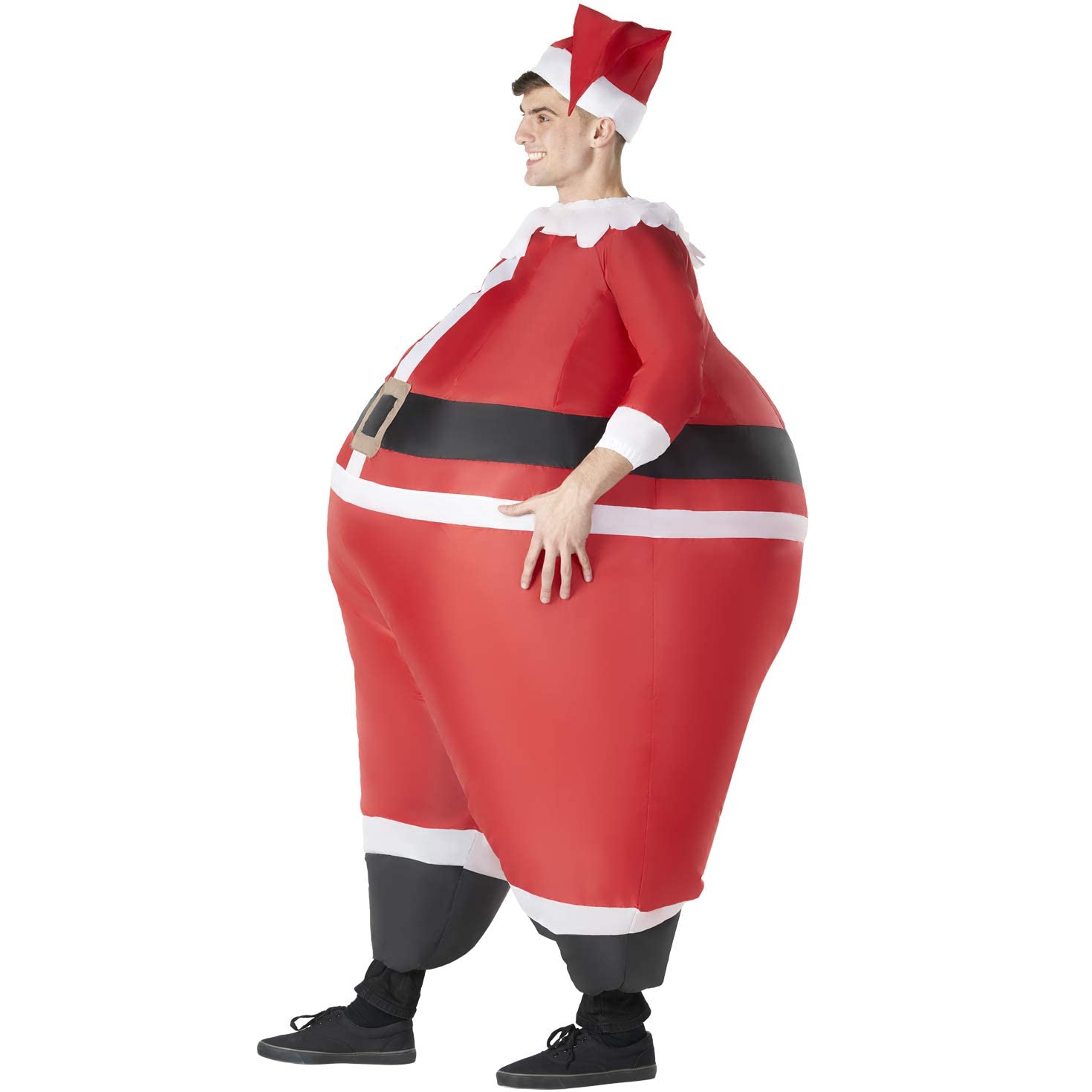 Morph Santa Inflatable Costume, Blow Up Santa Suit, Inflatable Santa Suit, Funny Santa Outfit, Santa Claus Inflatable Suit - Image 3