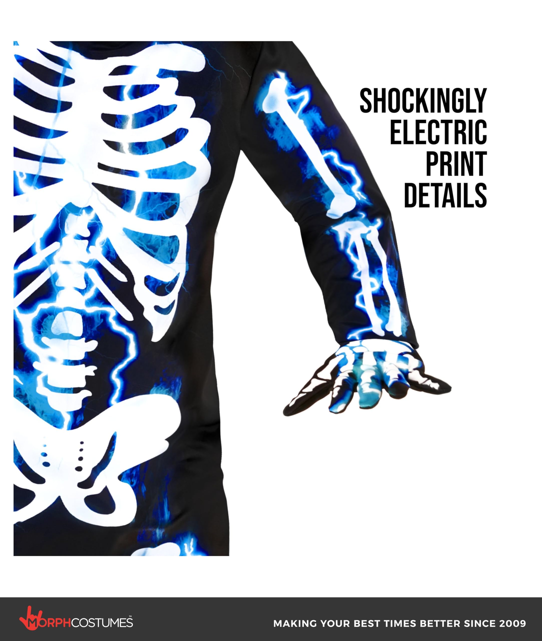 Morph Skeleton Costume Kids, Skeleton Costumes Boys, Boys Halloween Costume, Halloween Costumes For Kids - Image 3