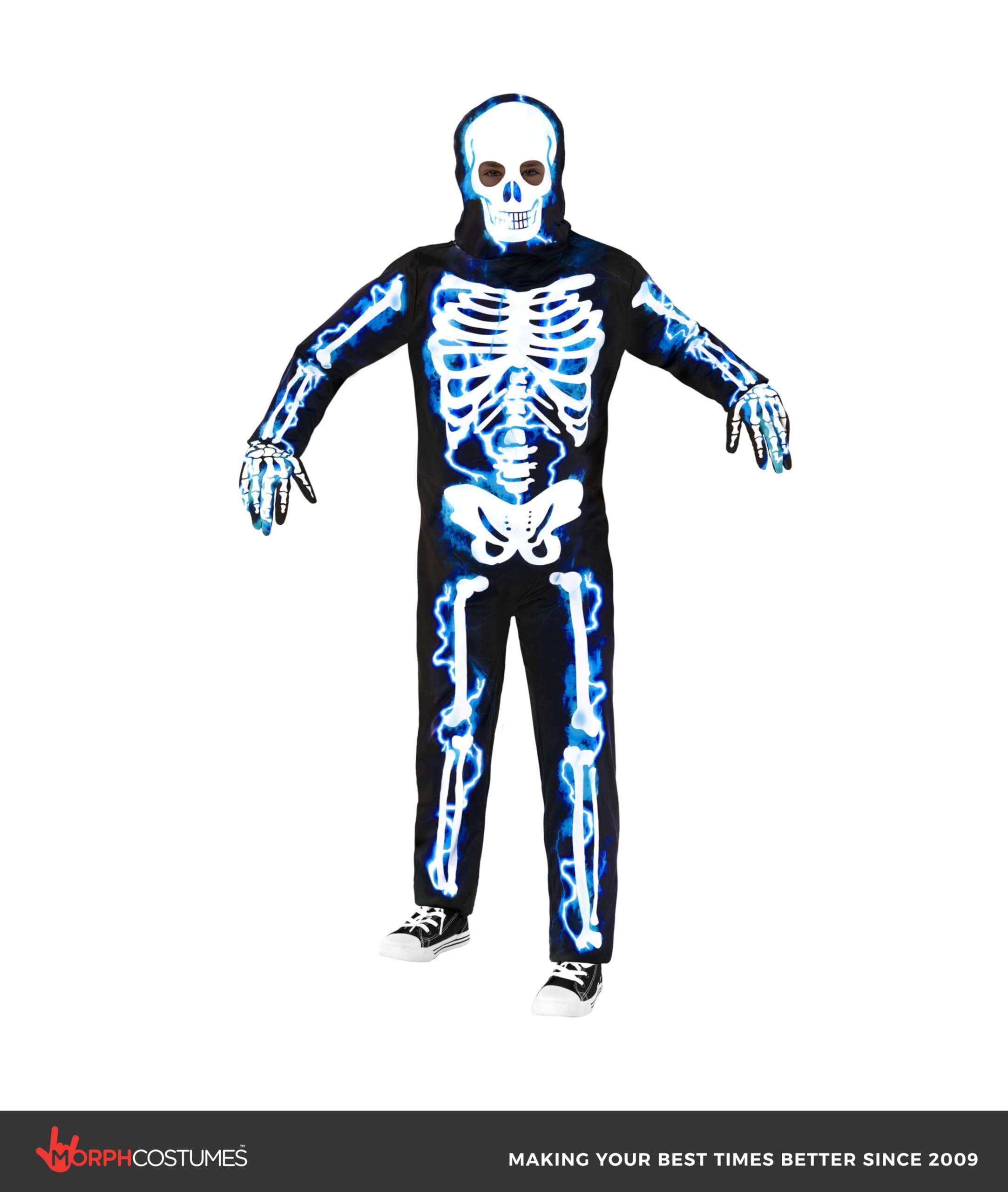 Morph Skeleton Costume Kids, Skeleton Costumes Boys, Boys Halloween Costume, Halloween Costumes For Kids - Image 5