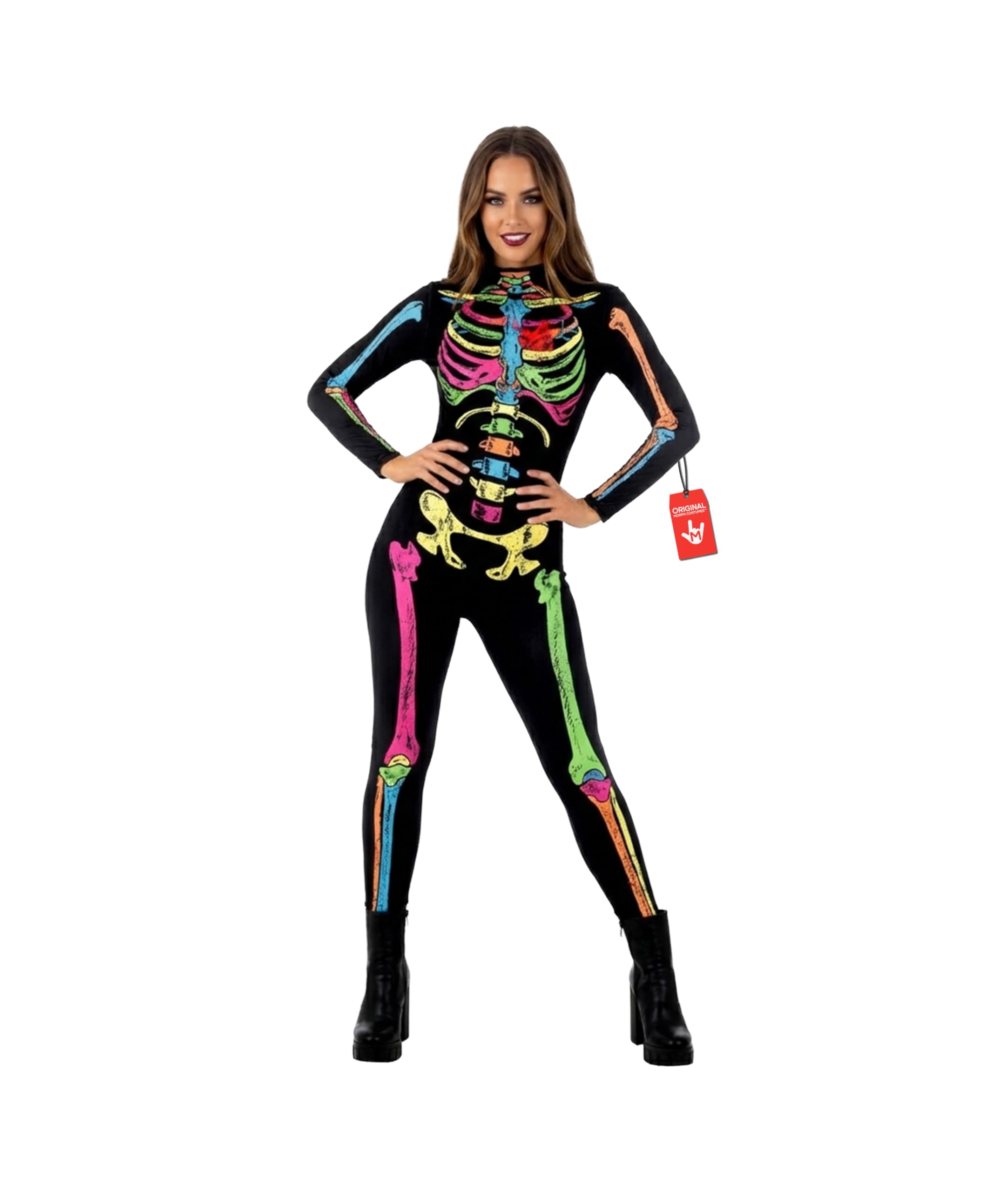 Morph Skeleton Costume Women, Womens Skeleton Bodysuit, Halloween Skeletons Costumes For Women