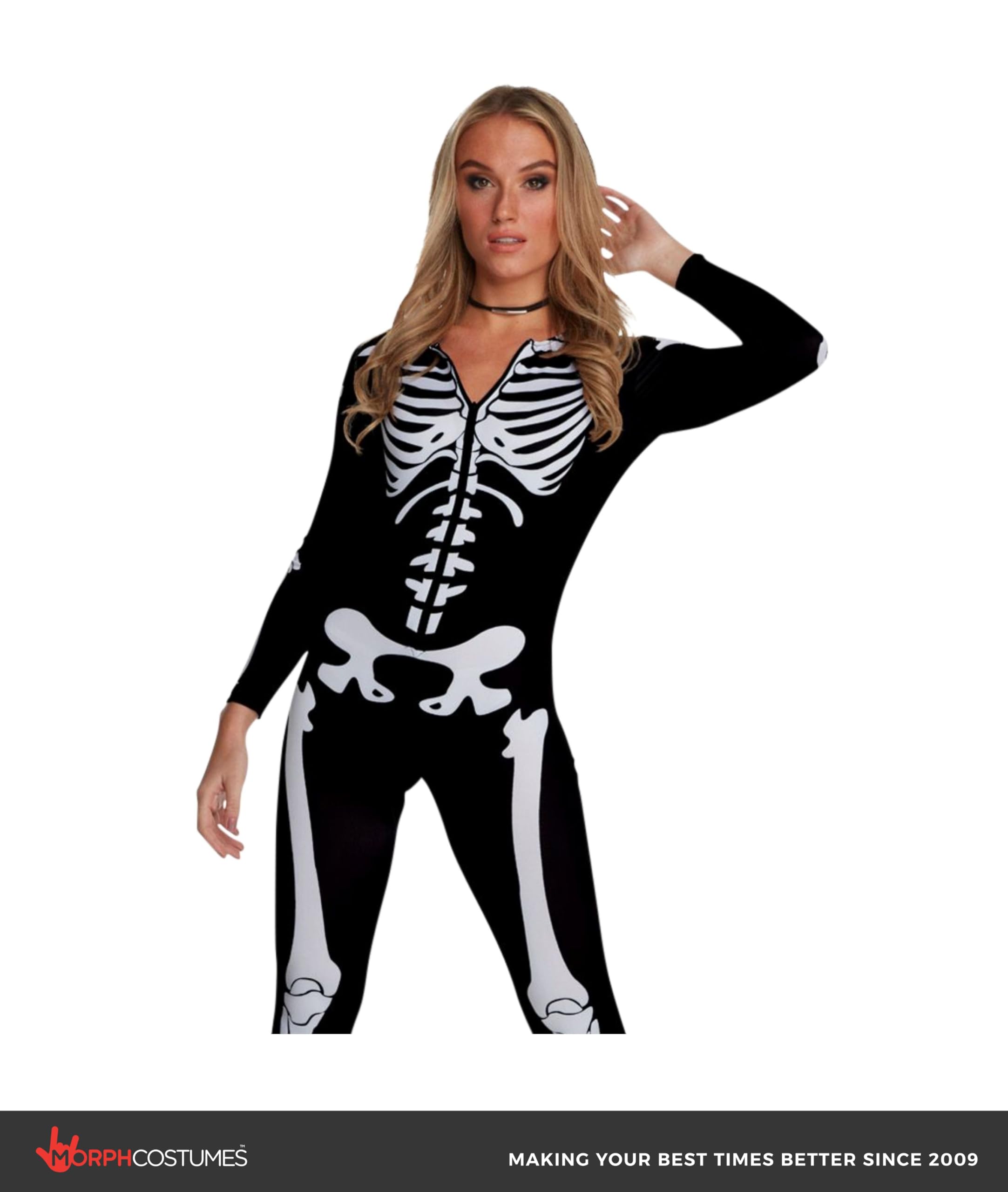 Morph Skeleton Costume Women, Womens Skeleton Costume, Womens Halloween Costumes, Halloween Costumes For Women Adult - Image 4