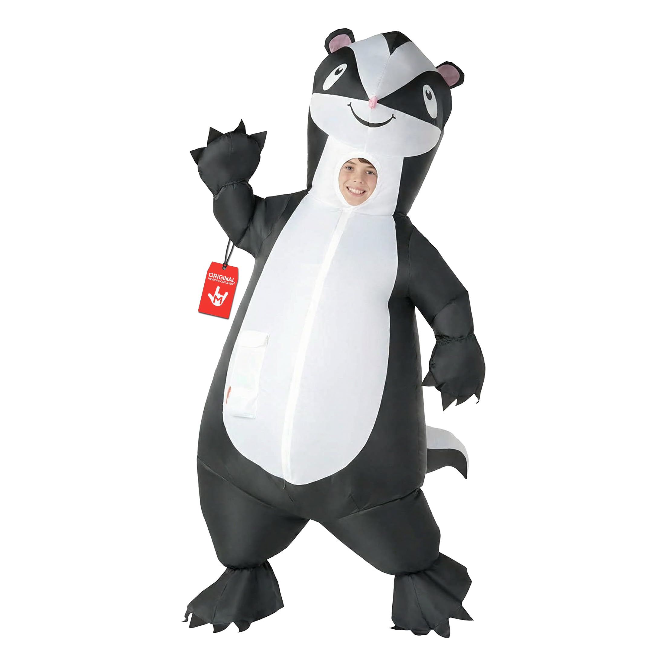 Morph Skunk Inflatable Kids Costume - Blow Up Animal Costume for Kids