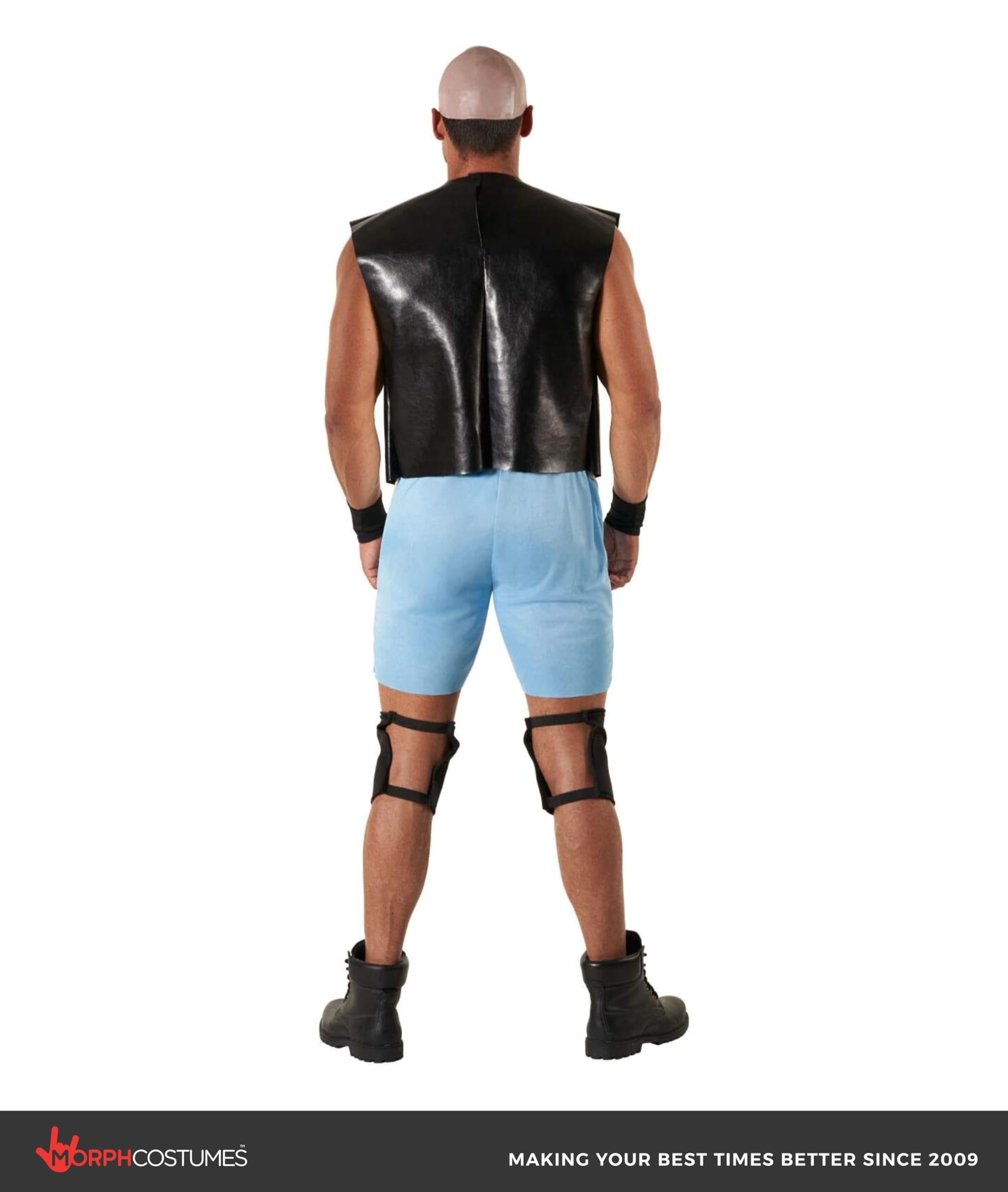 Morph Stone Cold Steven Austin Costume Men, Stone Cold Steve Austin Vest, WWE Costume Adult Men, WWE Wrestler Costumes - Image 4