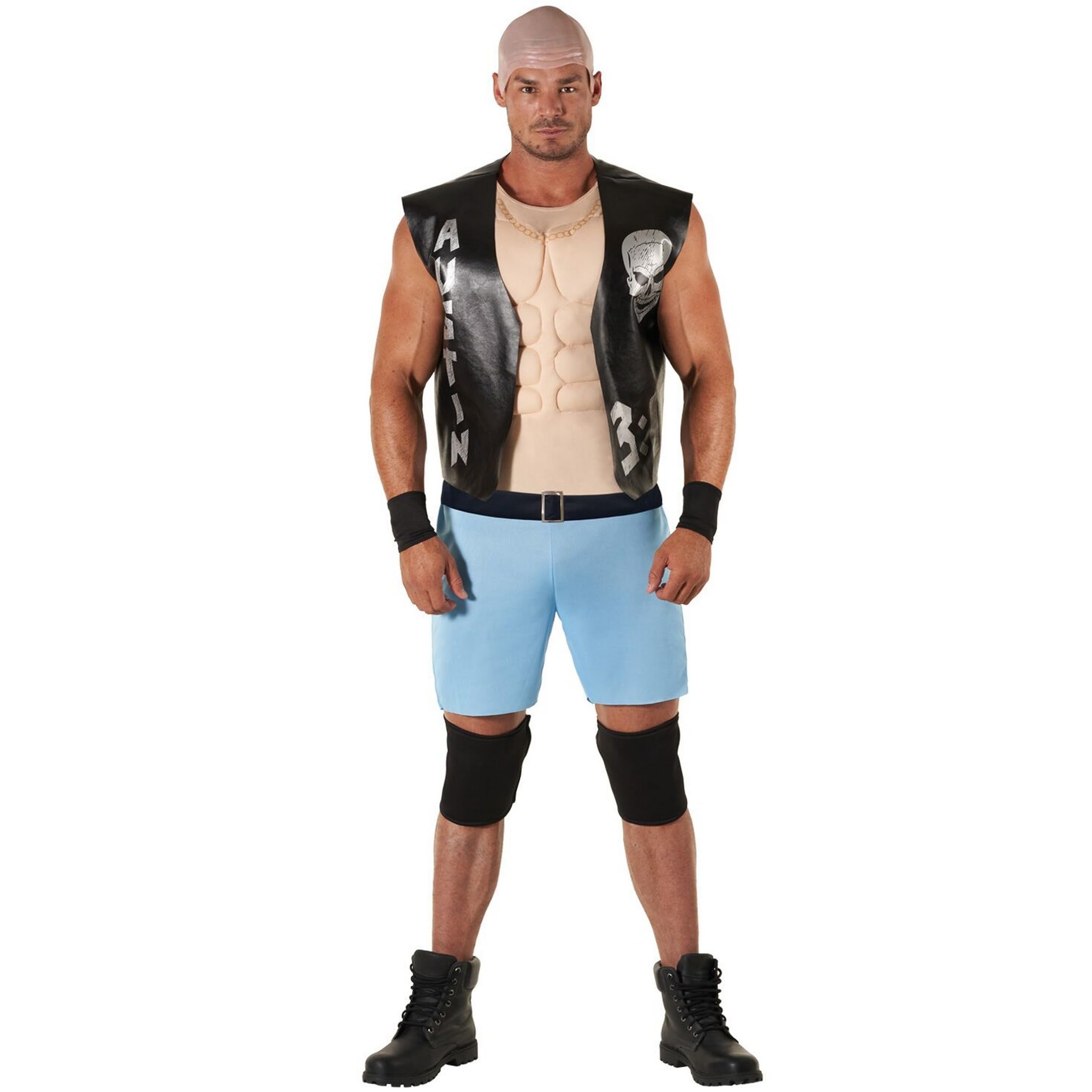 Morph Stone Cold Steven Austin Costume Men, Stone Cold Steve Austin Vest, WWE Costume Adult Men, WWE Wrestler Costumes - Image 6