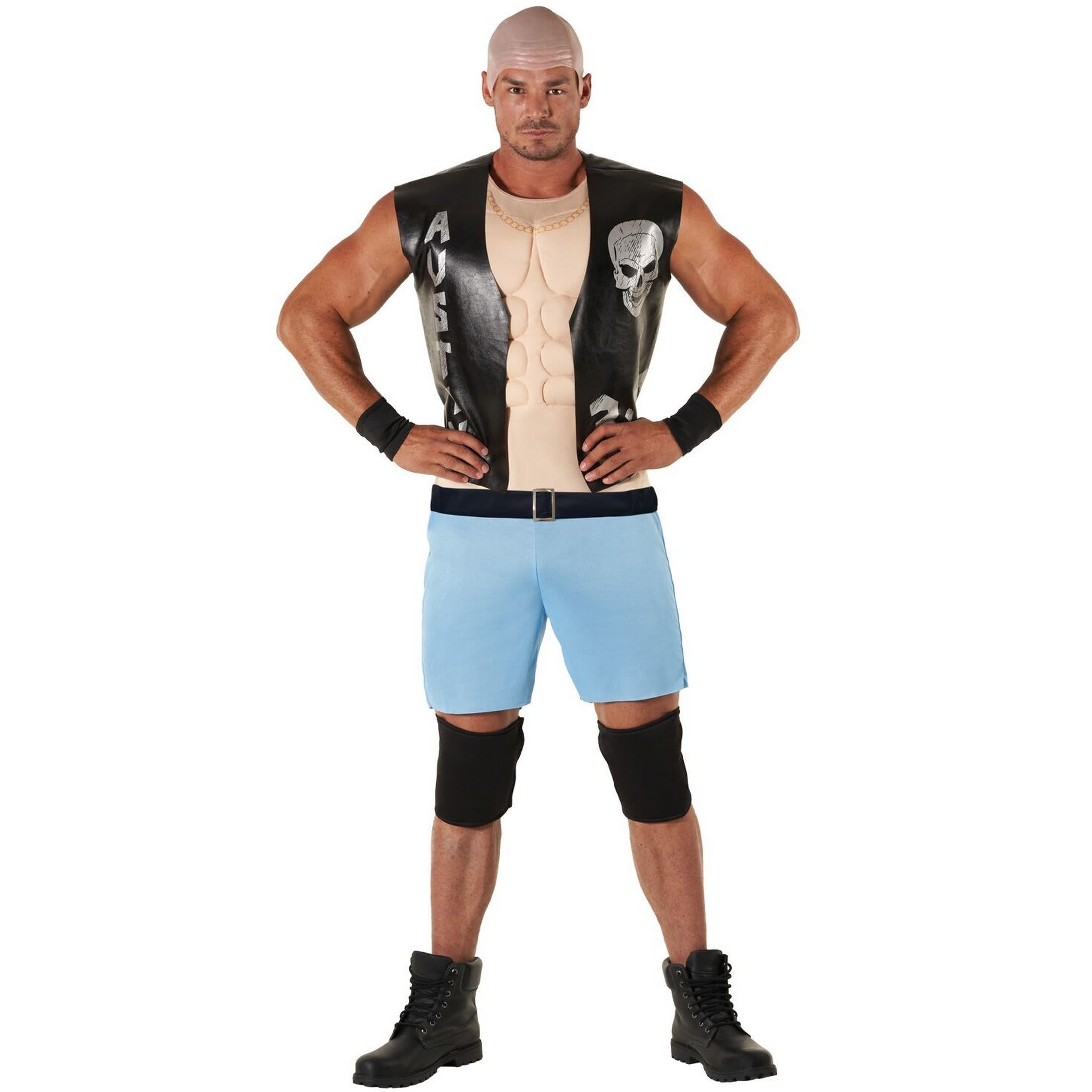 Morph Stone Cold Steven Austin Costume Men, Stone Cold Steve Austin Vest, WWE Costume Adult Men, WWE Wrestler Costumes - Image 7
