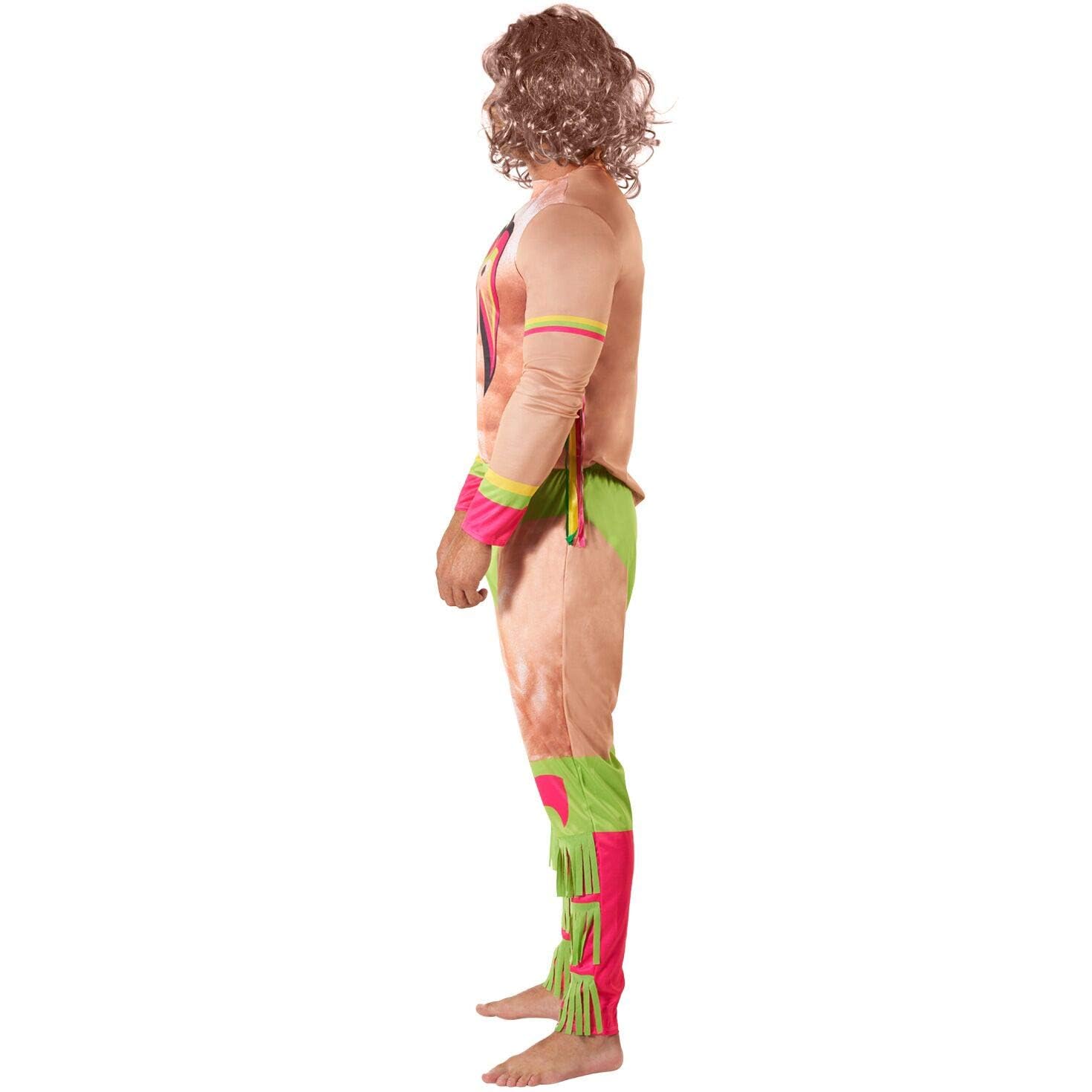 Morph Ultimate Warrior Costume, WWE Costumes for Adults, Adult Wrestling Costume, Halloween Costumes for Men - Image 3