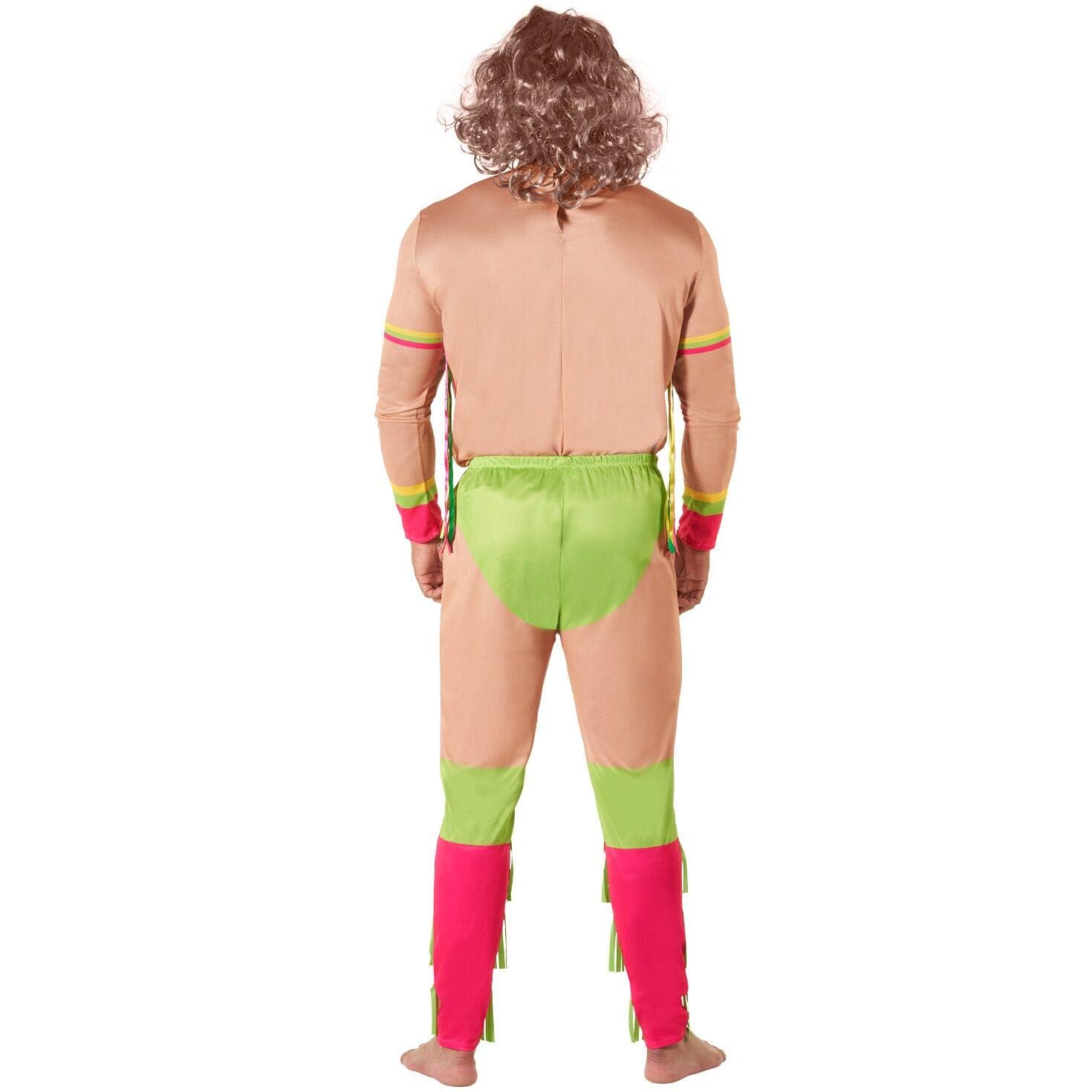 Morph Ultimate Warrior Costume, WWE Costumes for Adults, Adult Wrestling Costume, Halloween Costumes for Men - Image 4