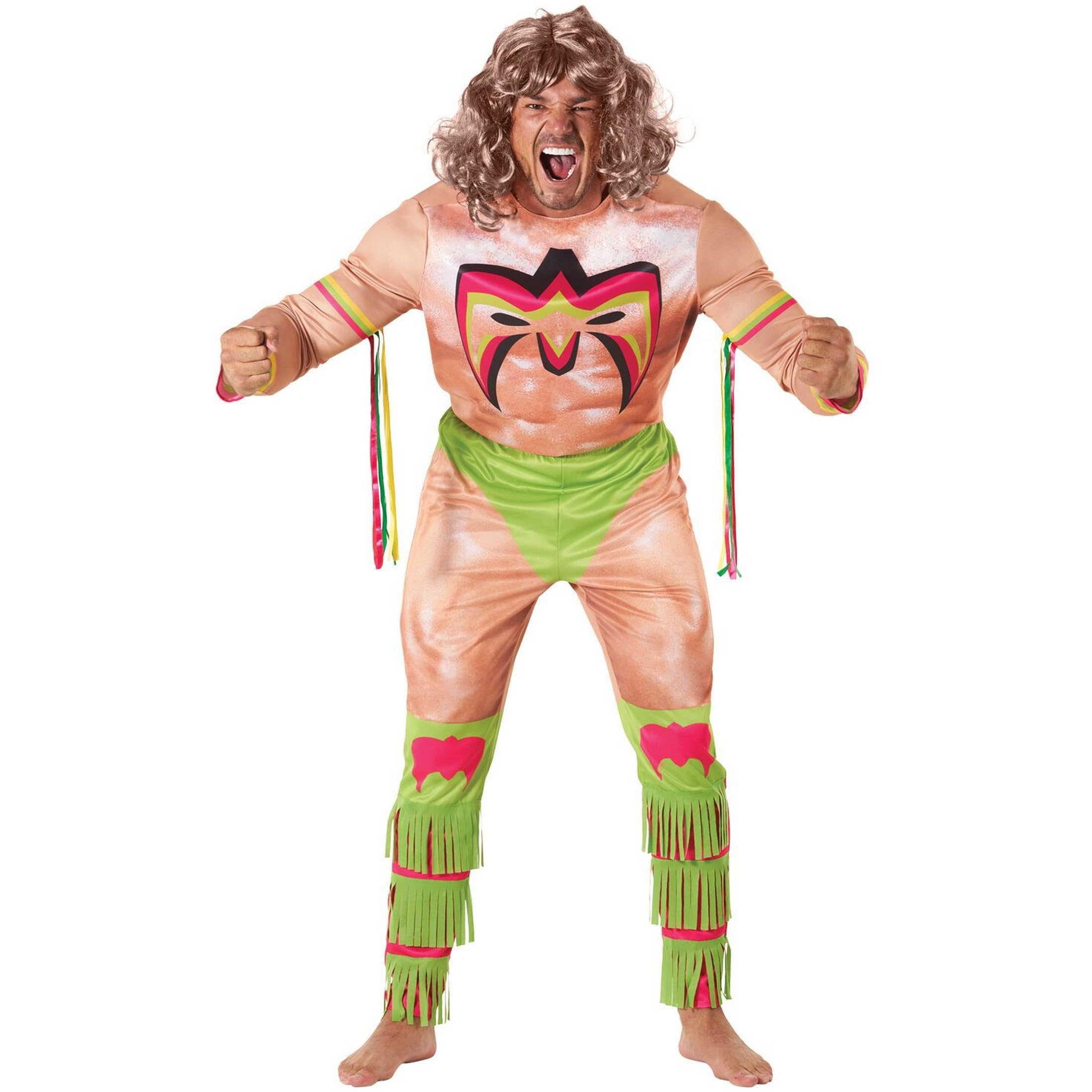 Morph Ultimate Warrior Costume, WWE Costumes for Adults, Adult Wrestling Costume, Halloween Costumes for Men - Image 5