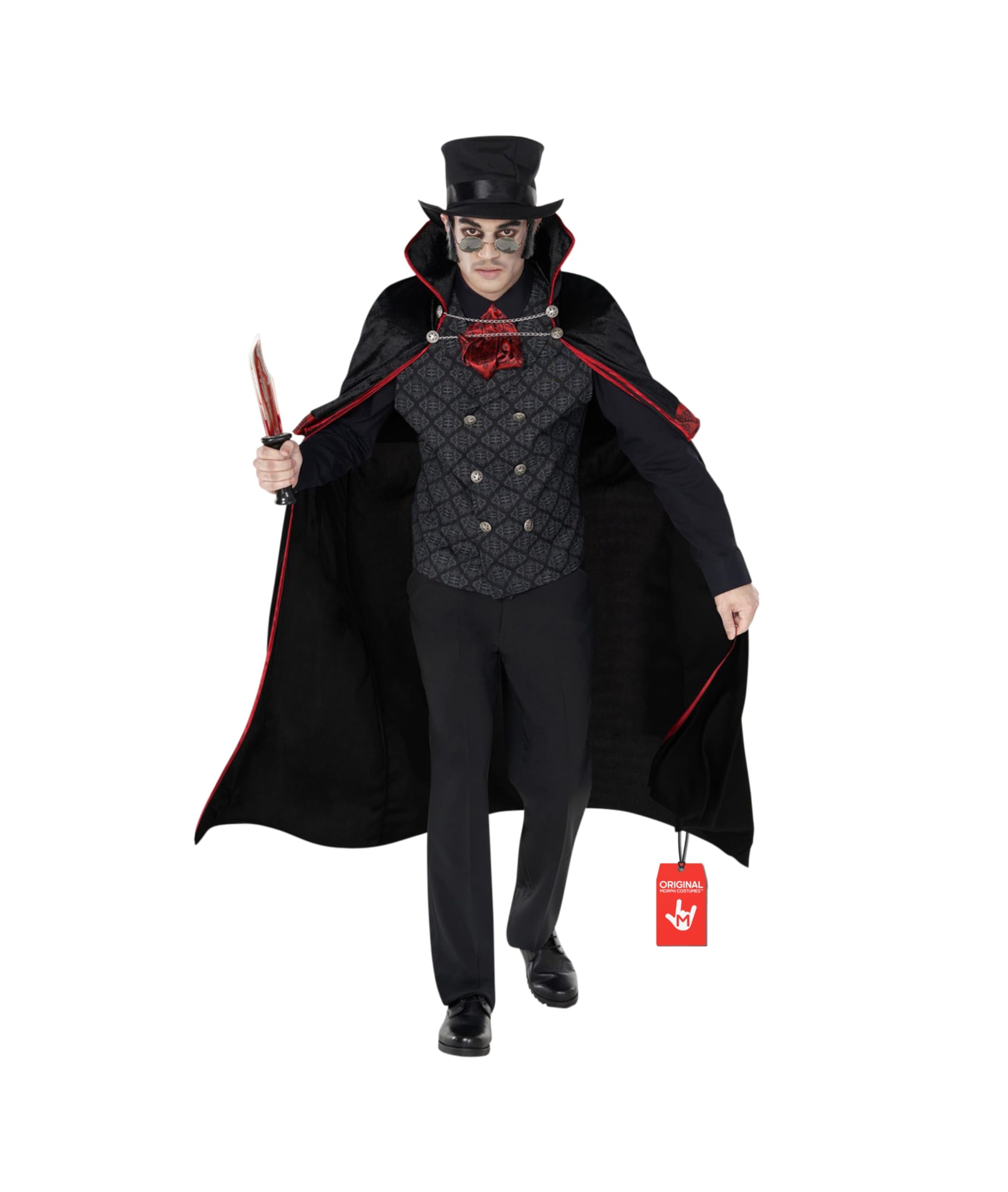 Morph Vampire Costume Men, Mens Gothic Vampire Costume, Jack The Ripper Costumes, Halloween Costumes For Men