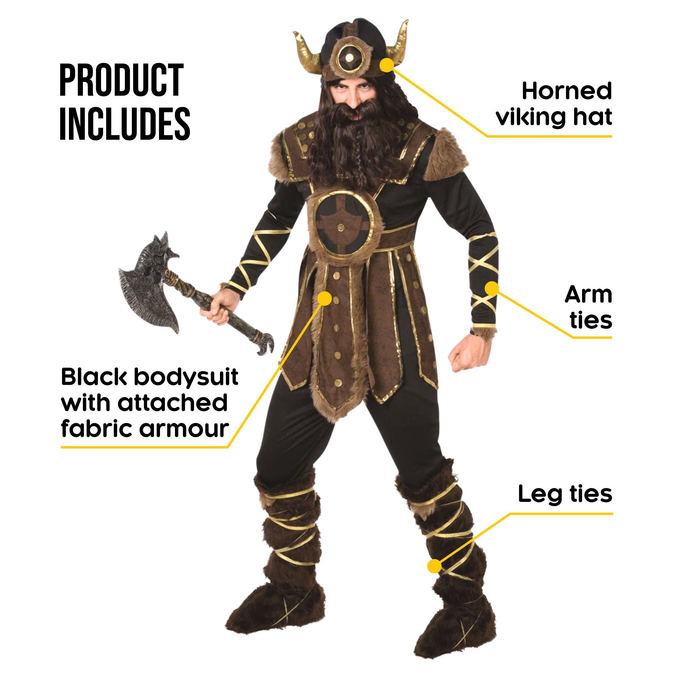 Morph Viking Costume Men, Mens Renaissance Costume, Barbarian Costumes Men, Renaissance Costumes Mens - Image 2