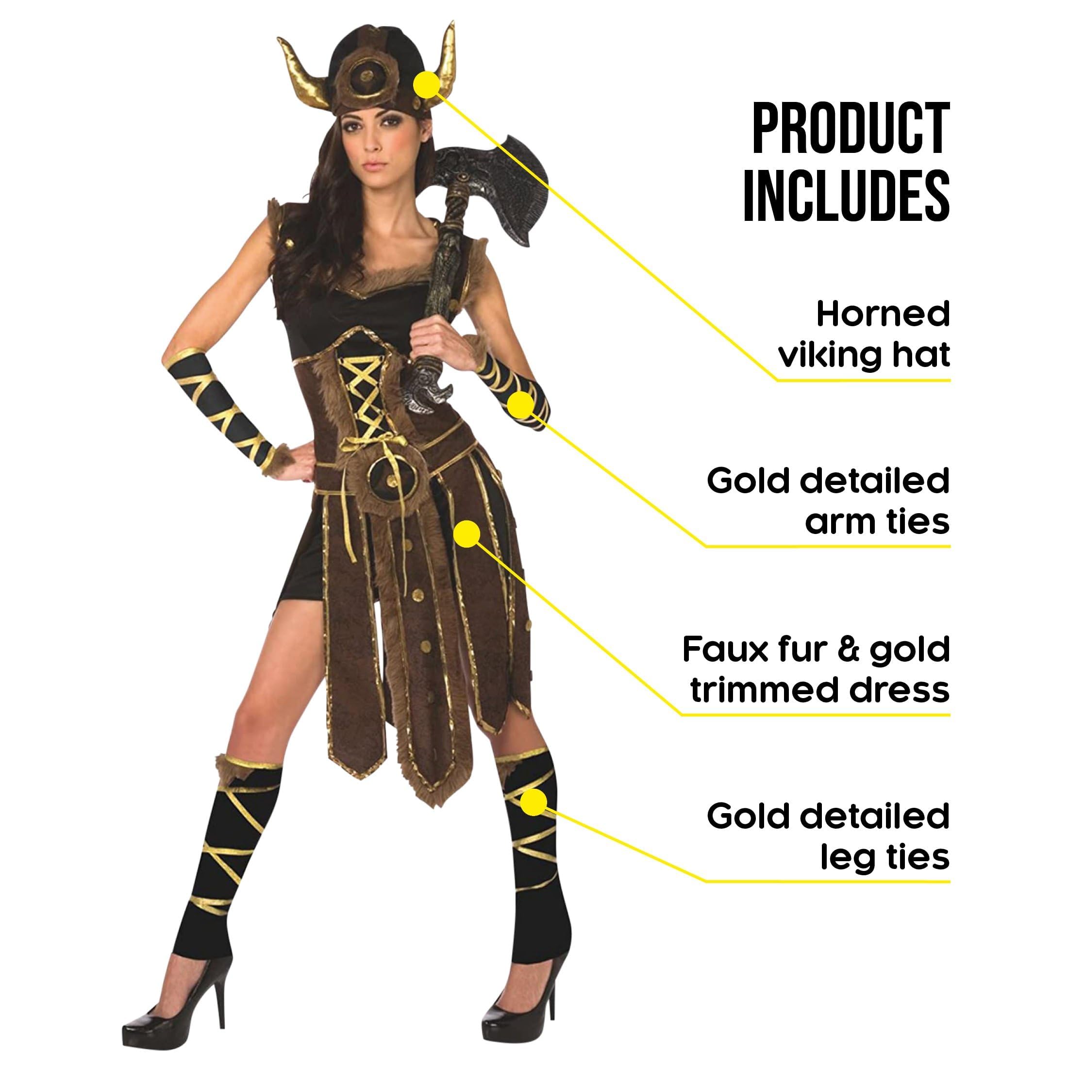 Morph Viking Warrior Outfit - Women's Viking Costume - Image 2
