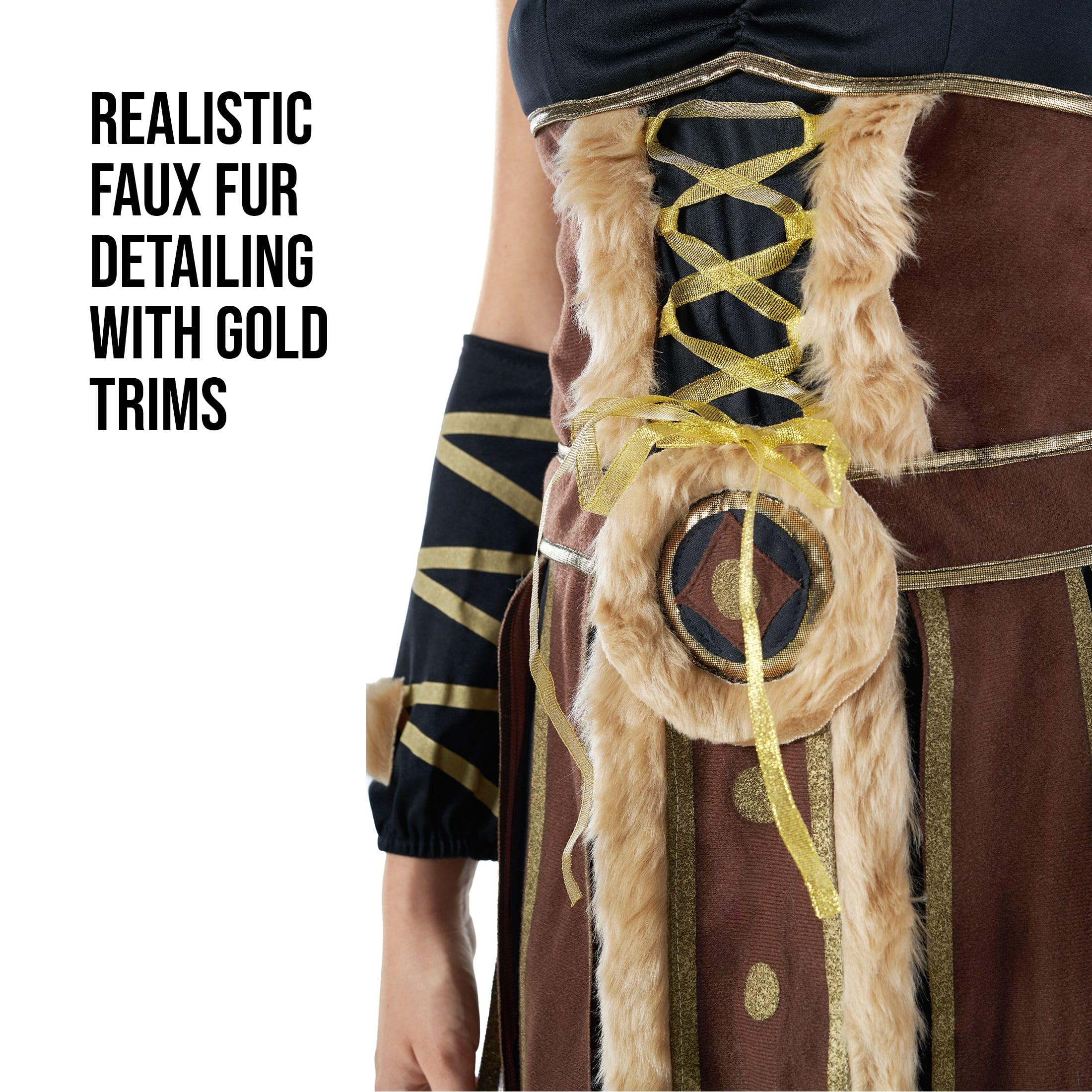Morph Viking Warrior Outfit - Women's Viking Costume - Image 3