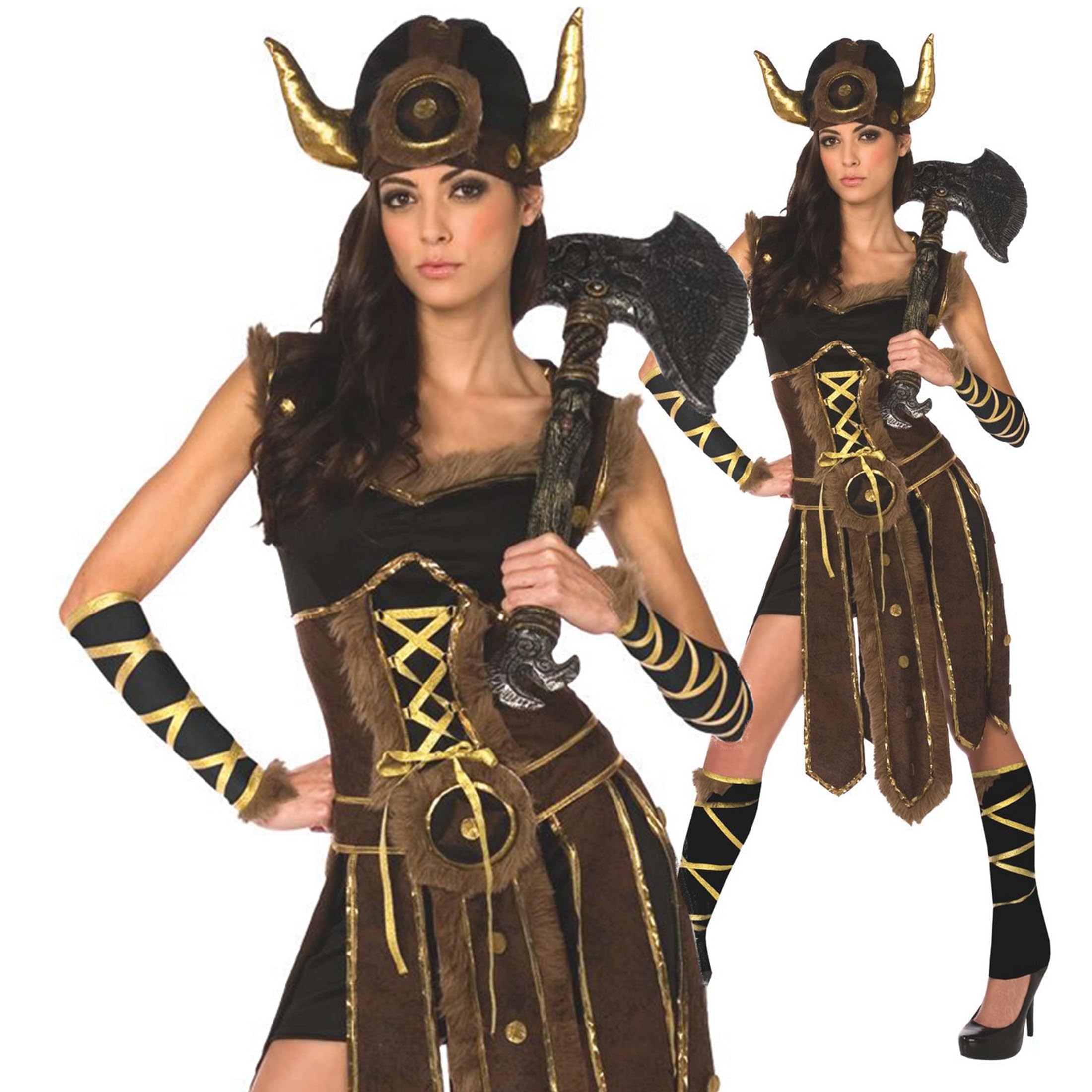 Morph Viking Warrior Outfit - Women's Viking Costume - Image 6
