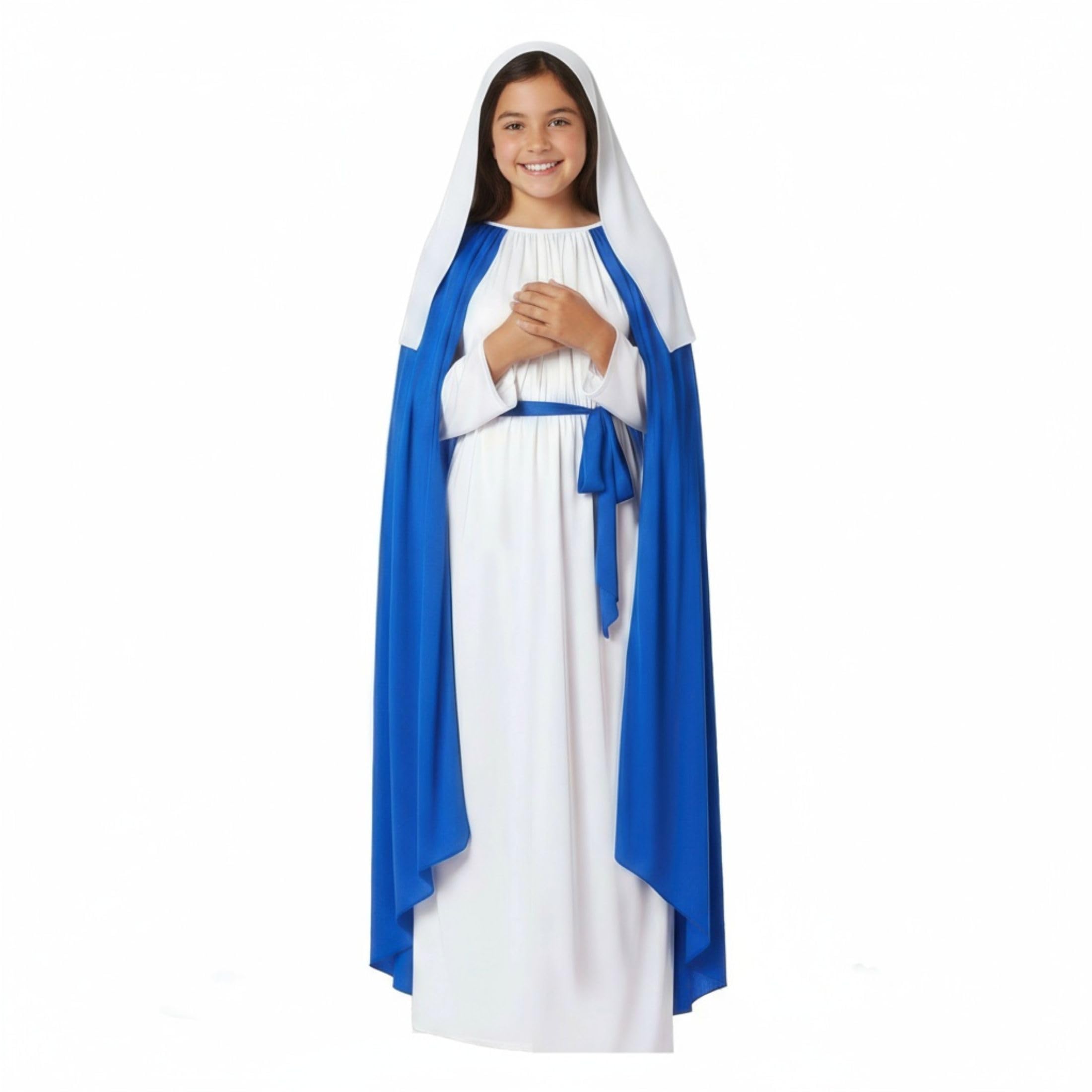 Morph Virgin Mary Costume for Kids, Mary Costume for Girls, Nativity Costumes for Kids, Christmas Costumes for Girls - Image 5