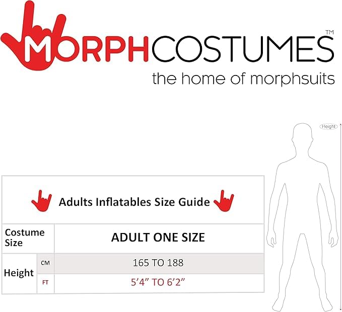 Morph Wacky Waving Inflatable Tube Guy, Inflatable Costume Adult, Halloween Costumes for Adults - Image 5