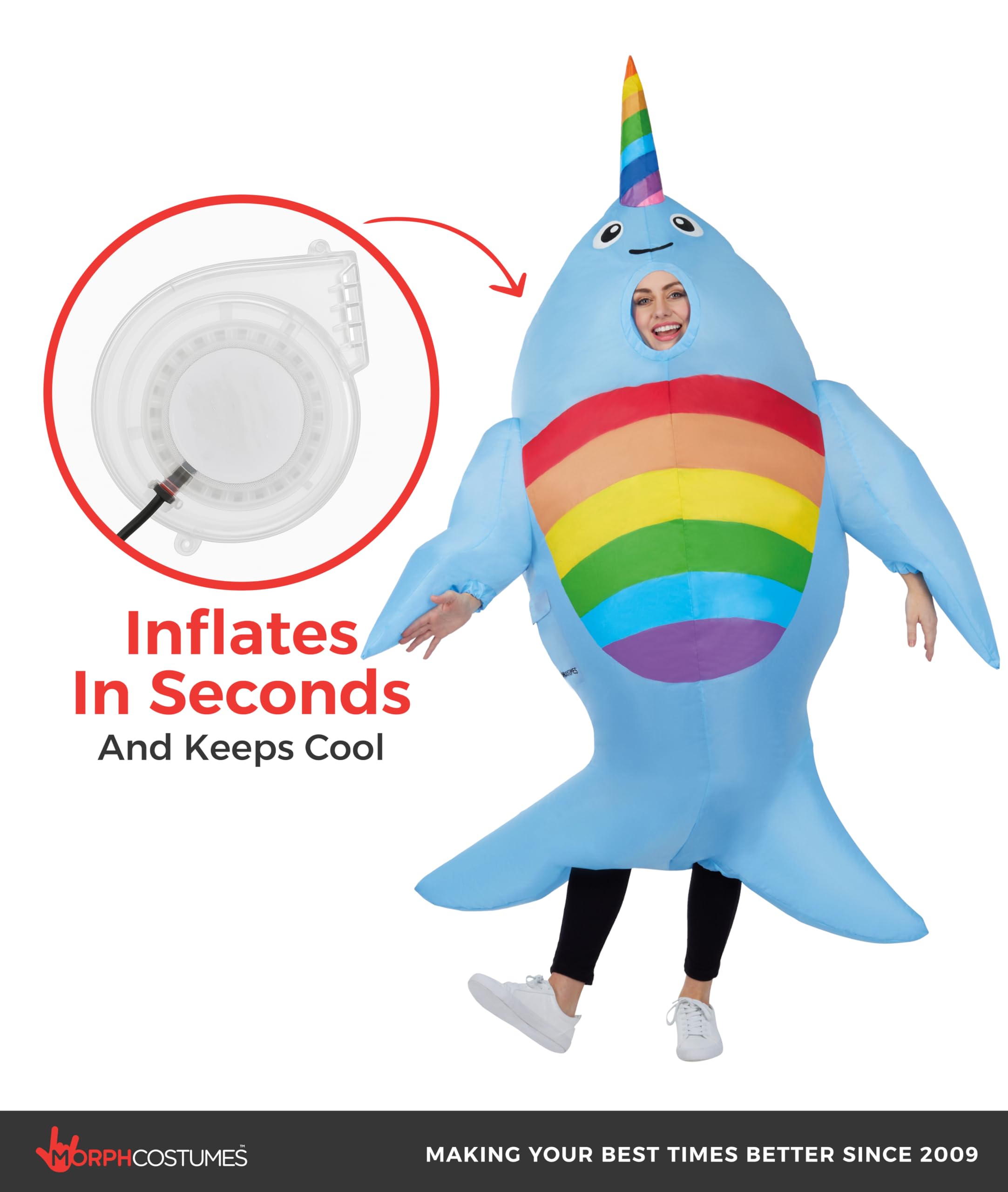 Morph Whale Costume, Inflatable Whale Costume, Adult Whale Costume, Whale Shark Costume , Inflatable Sea Creatures Whale - Image 7
