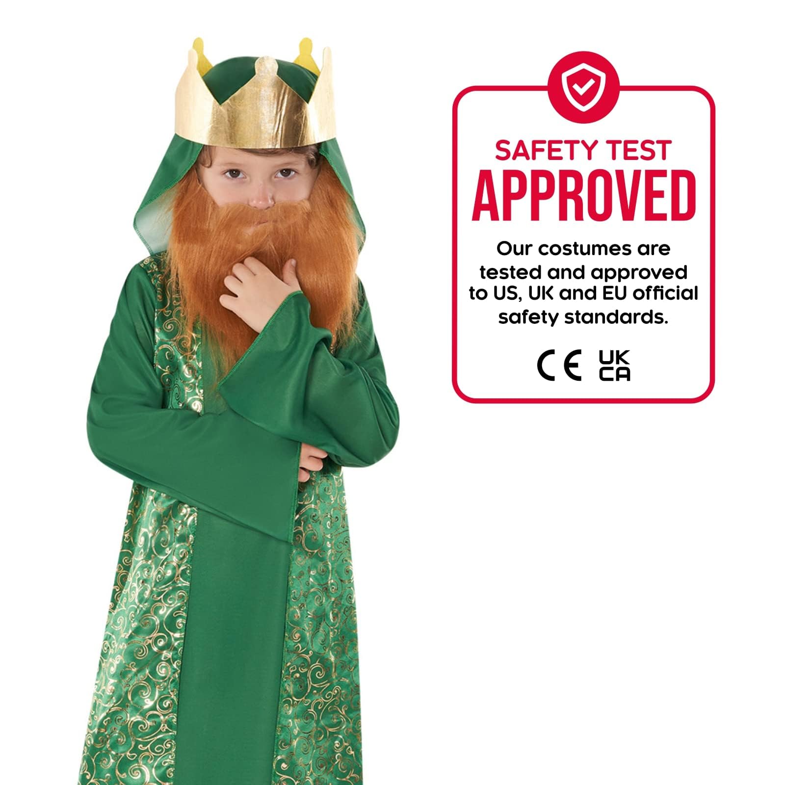Morph Wiseman Costume Kids, Boys Shepherd Costume, Saint Outfit, Catholic Saints Costumes, Nativity Costumes For Kids - Image 4