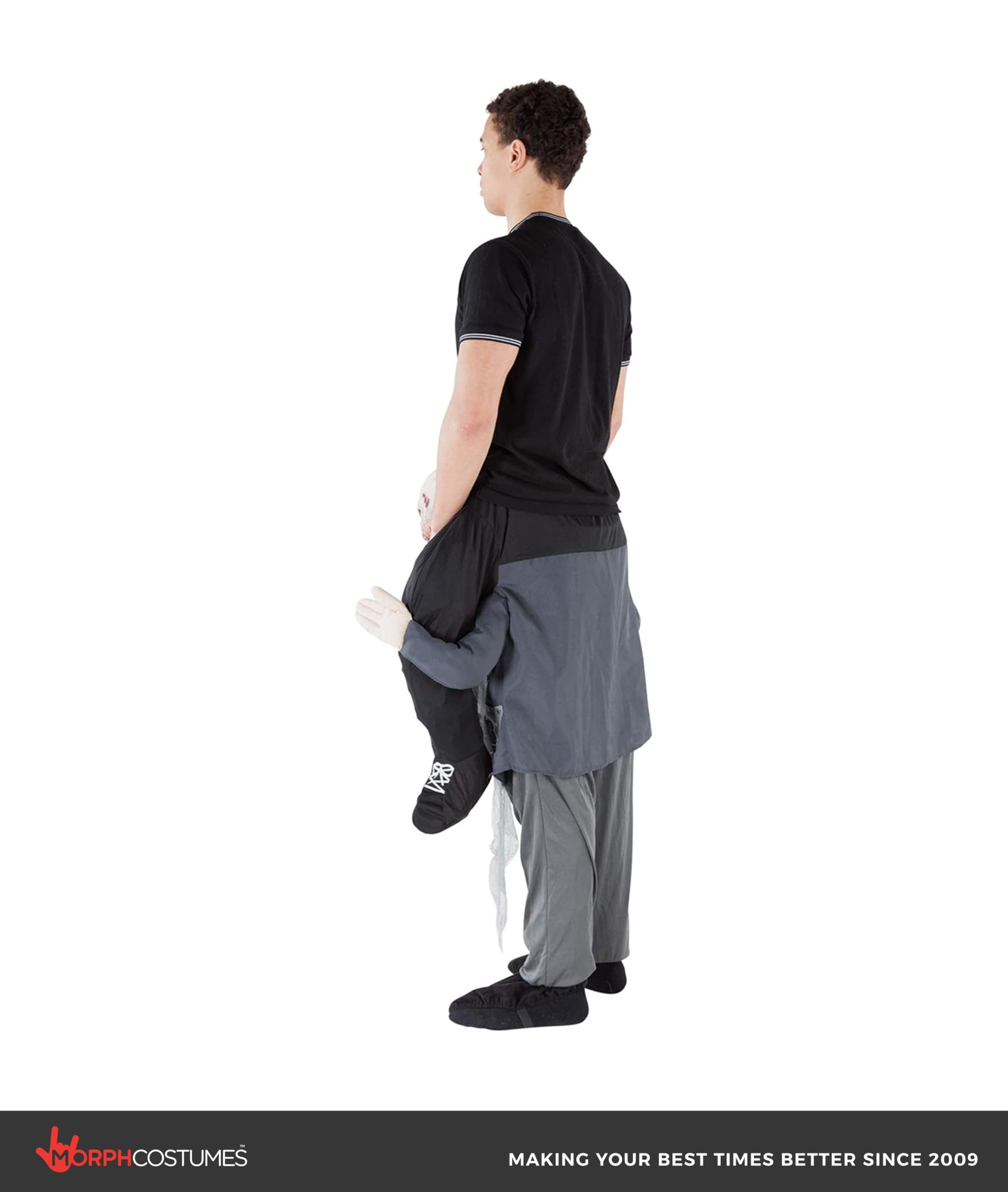 Morph Zombie Piggyback Costume, Zombie Costume Adult, Piggyback Costumes for Adults, Halloween Costumes for Men - Image 3
