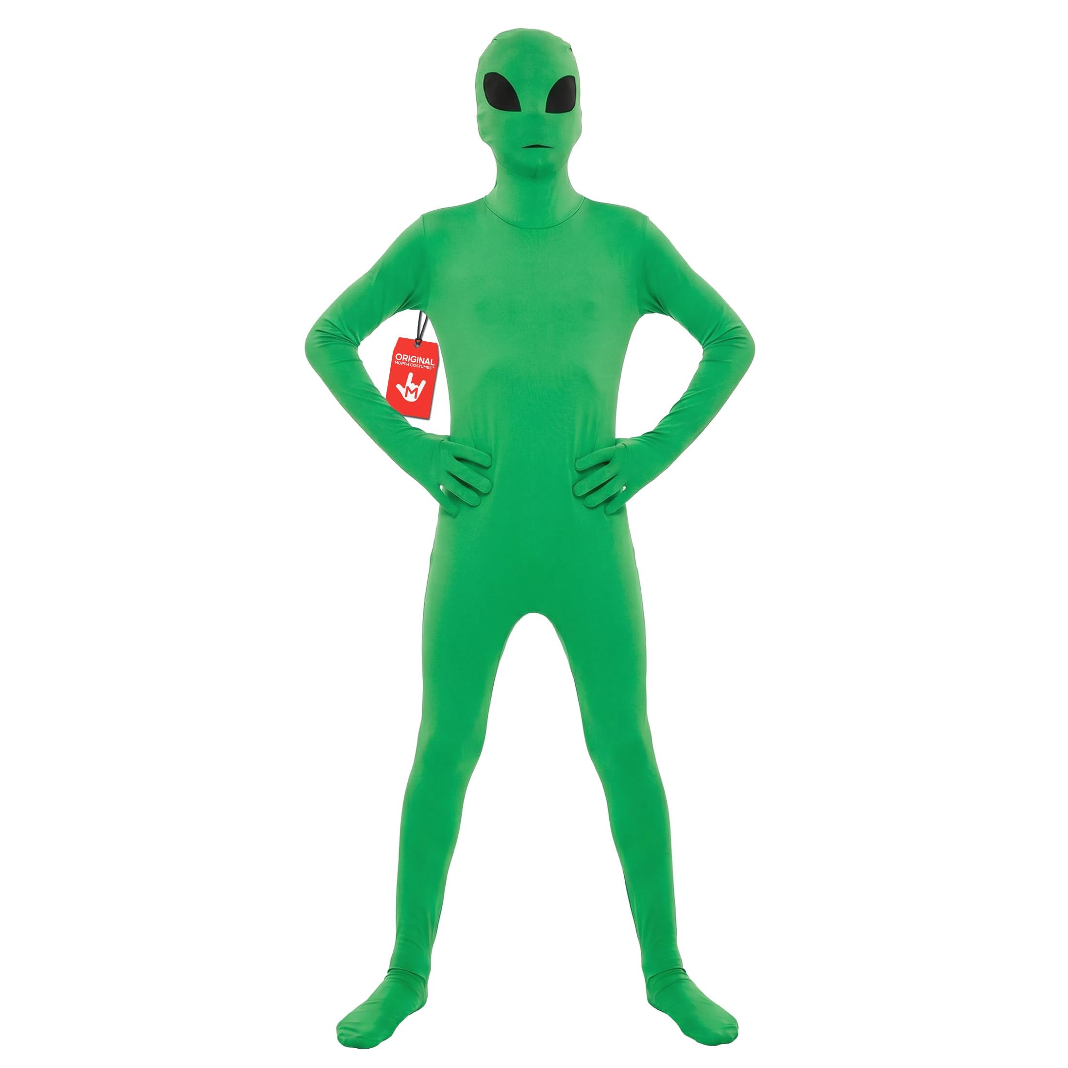Morphsuits Alien Costume Kids, Green Alien Costumes for Boys, Boys Aliens Costume