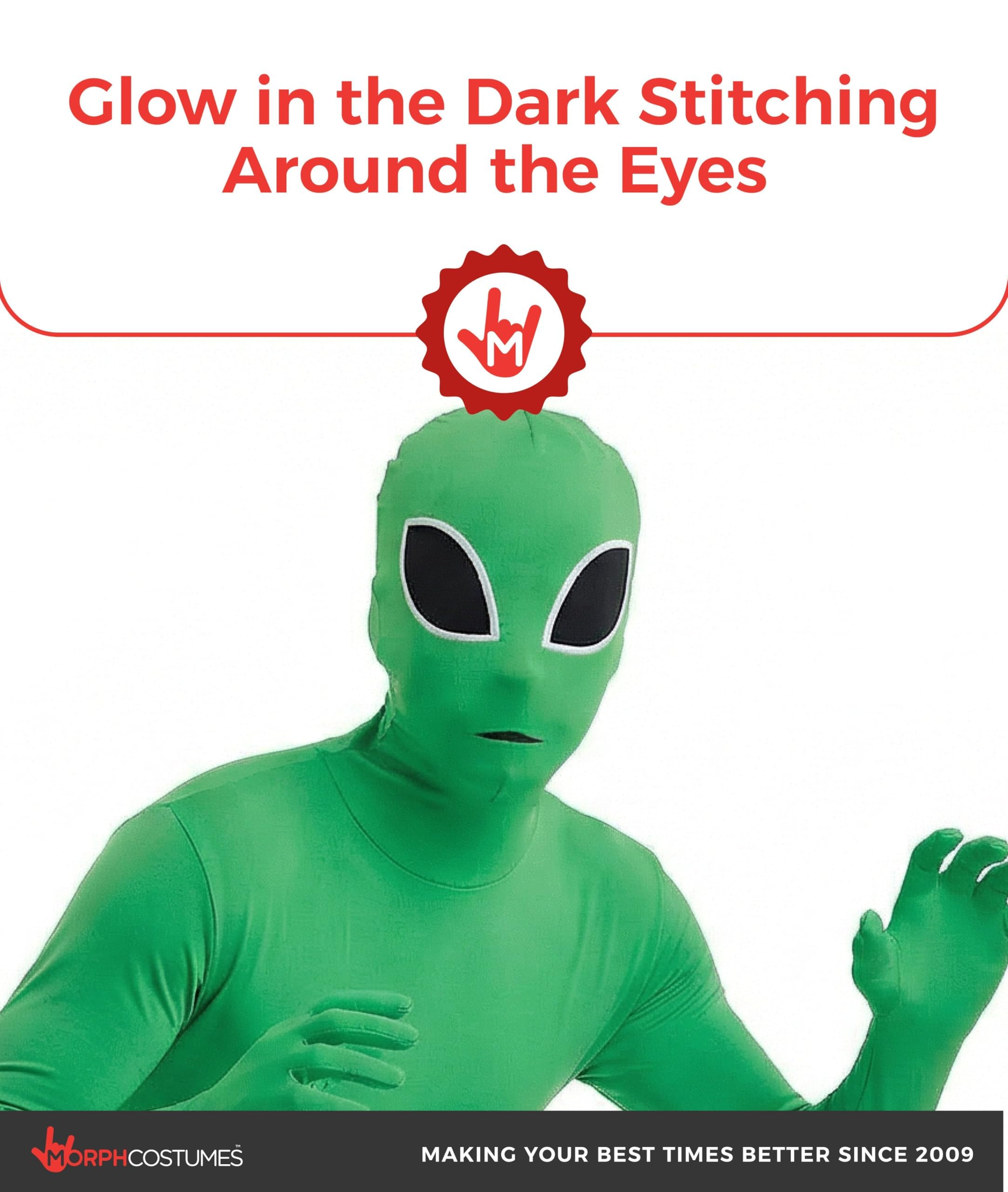 Morphsuits Alien Costume Kids, Green Alien Costumes for Boys, Boys Aliens Costume - Image 3