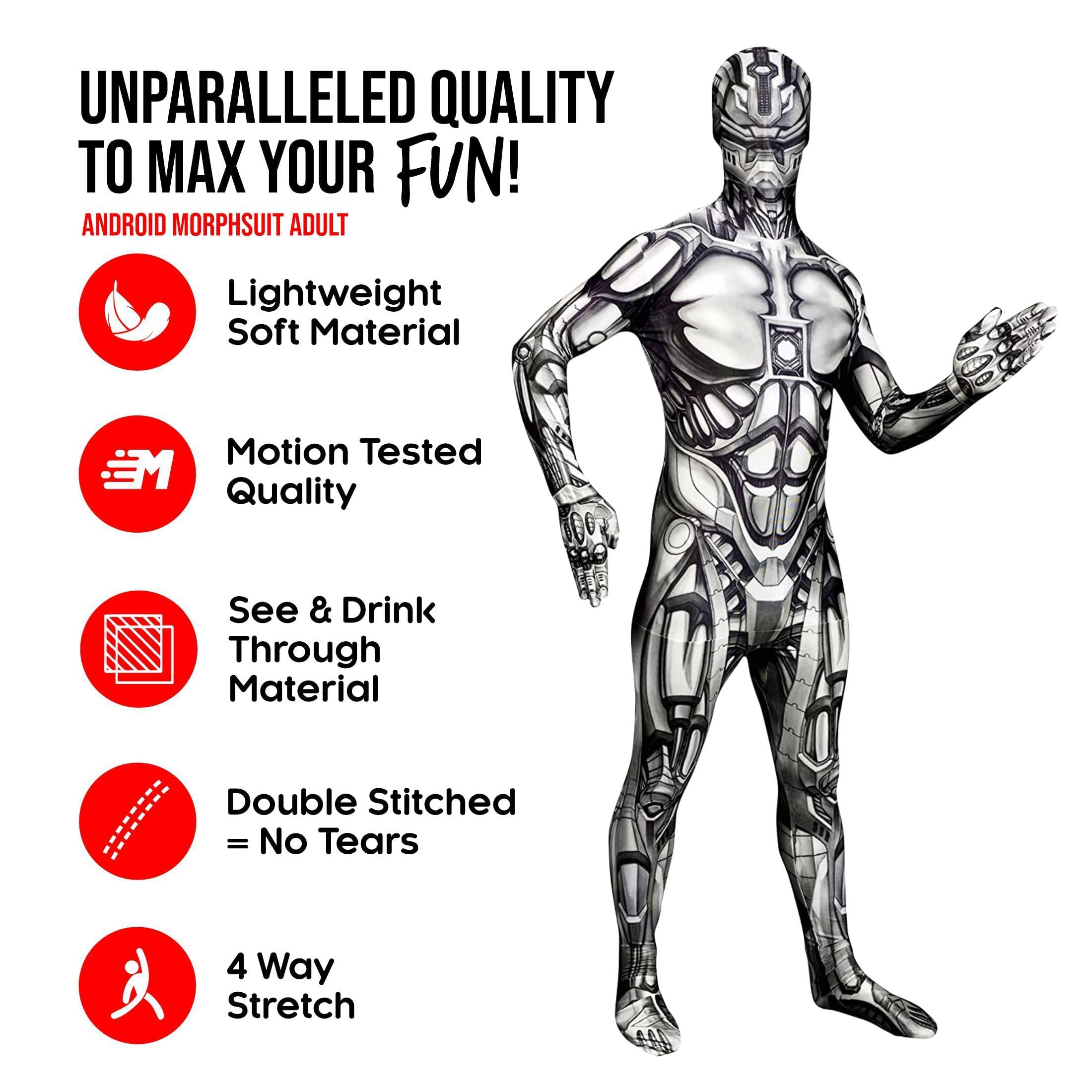 Morphsuits Android Costume Futuristic Bodysuit, Robot Costume Adult Men, Futuristic Clothing, Robot Costume Adult - Image 2