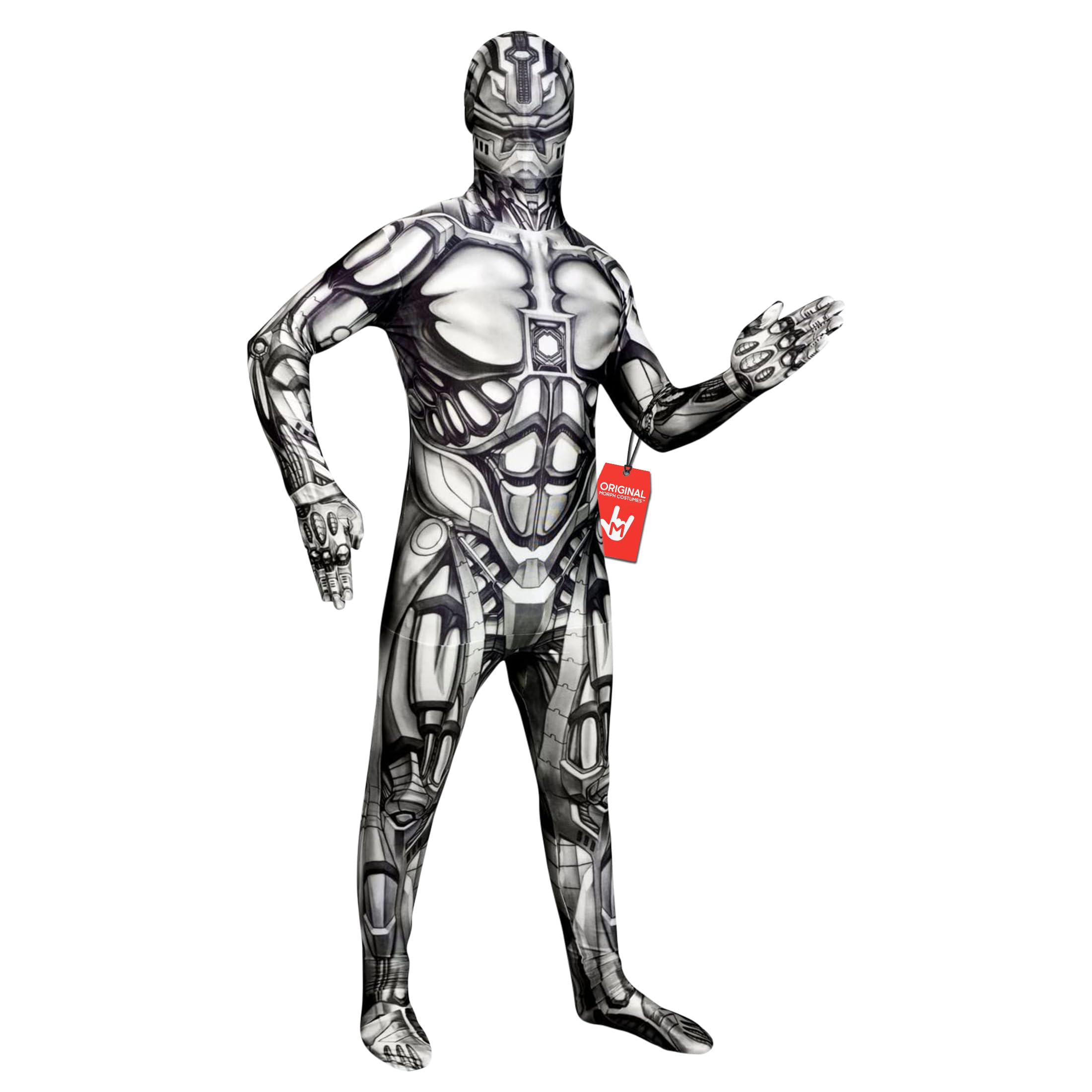 Morphsuits Android Monster Scary Costume For Kids, Halloween Body Suit, Kids Scary Costume, Fun Dress-Up Outfit