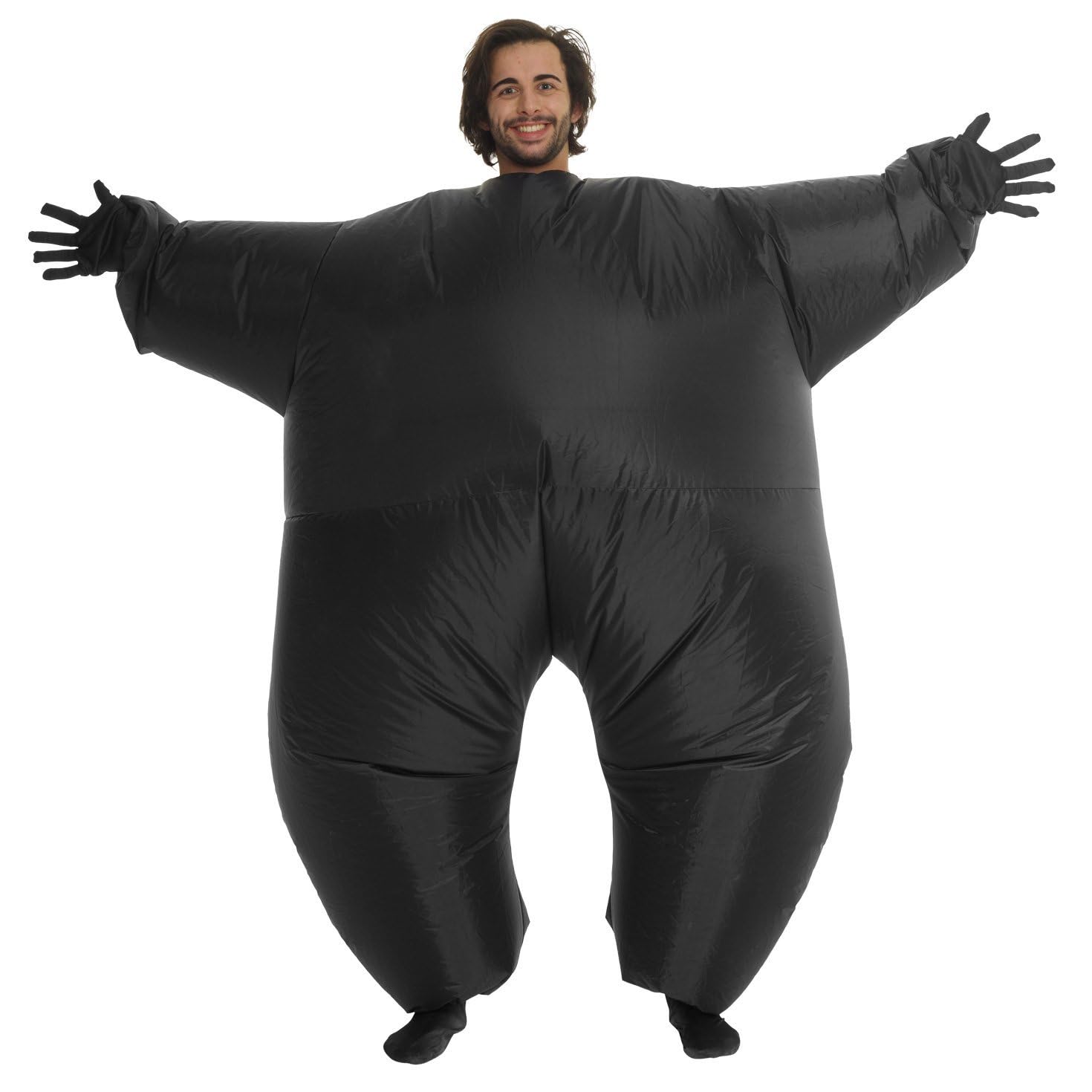 Morphsuits Black Light-Up Inflatable Megamorph Blow Up Costume - One Size fits Most - Image 2