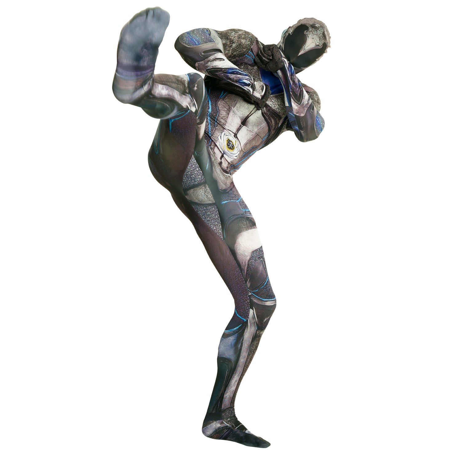 Morphsuits Black Power Ranger Costume Adult, Mens Deluxe Power Ranger Costume Large - Image 4