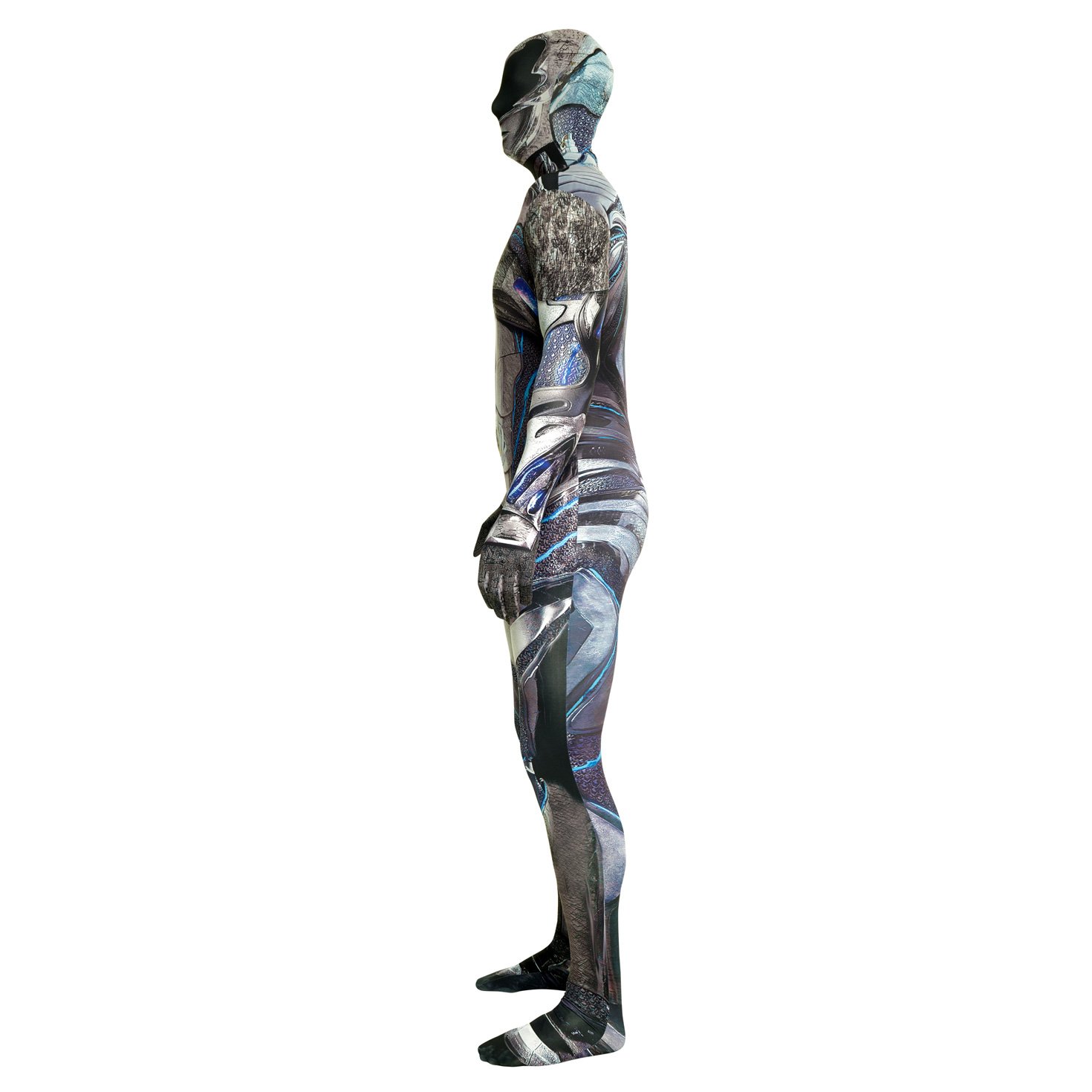 Morphsuits Black Power Ranger Costume Adult, Mens Deluxe Power Ranger Costume Large - Image 5