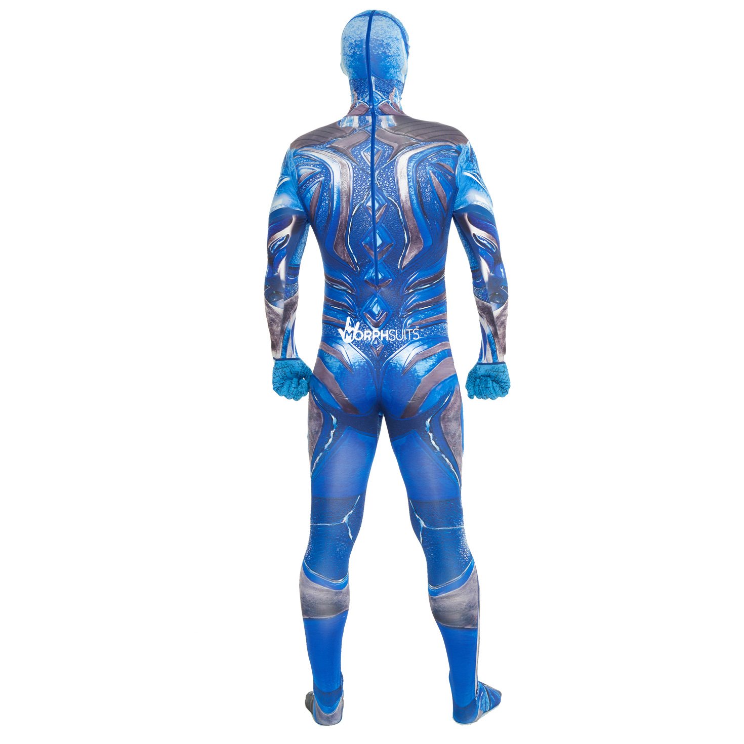 Morphsuits Blue Power Ranger Costume Adult, Mens Deluxe Power Ranger Costume - Image 5