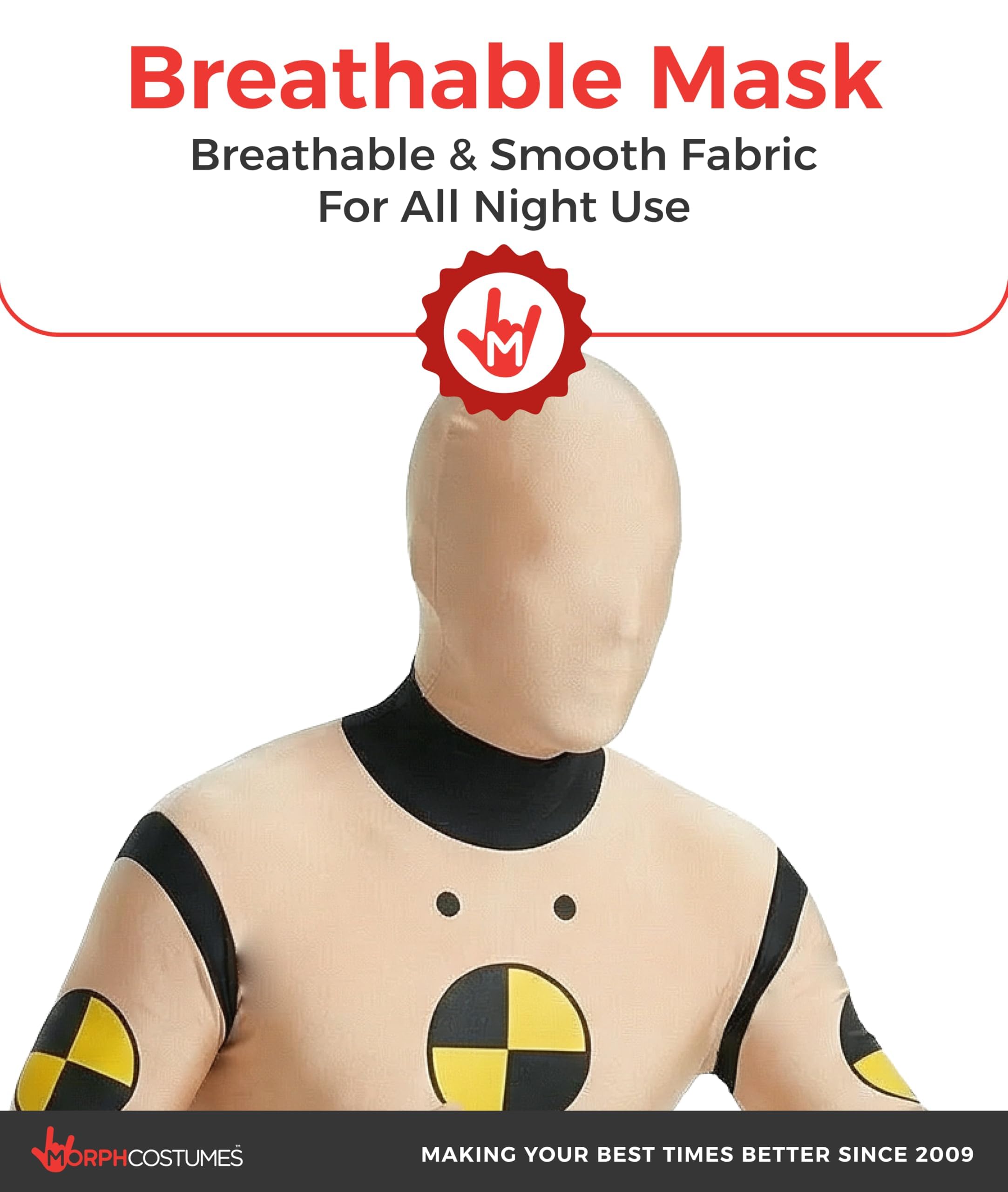 Morphsuits Crash Test Dummy Costume Adult, Crash Test Dummy Costume, Funny Costumes for Adults - Image 4