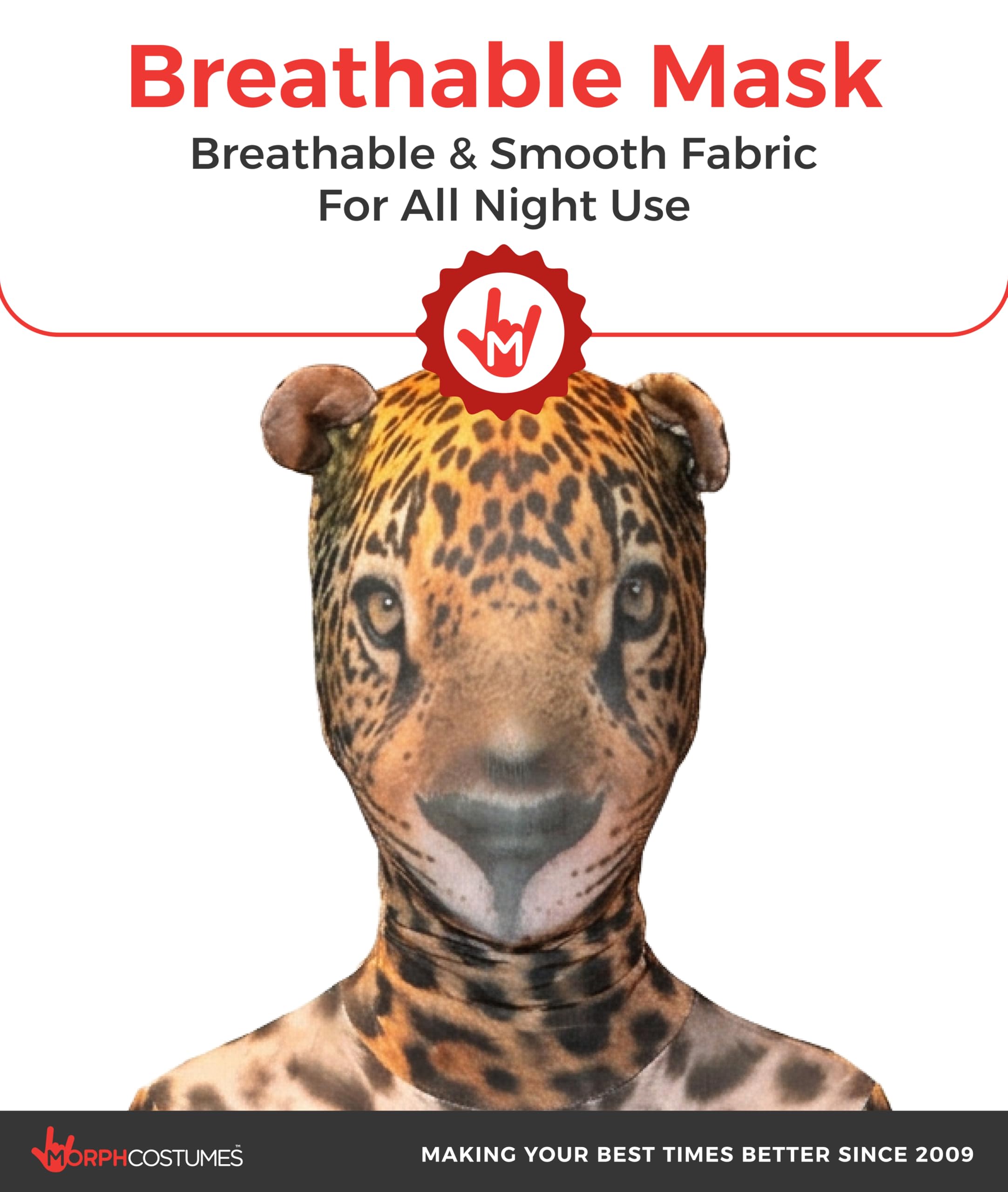 Morphsuits Kids Jaguar Animal Costume, Cheetah Costume for Girls, Leopard Costume - Image 4
