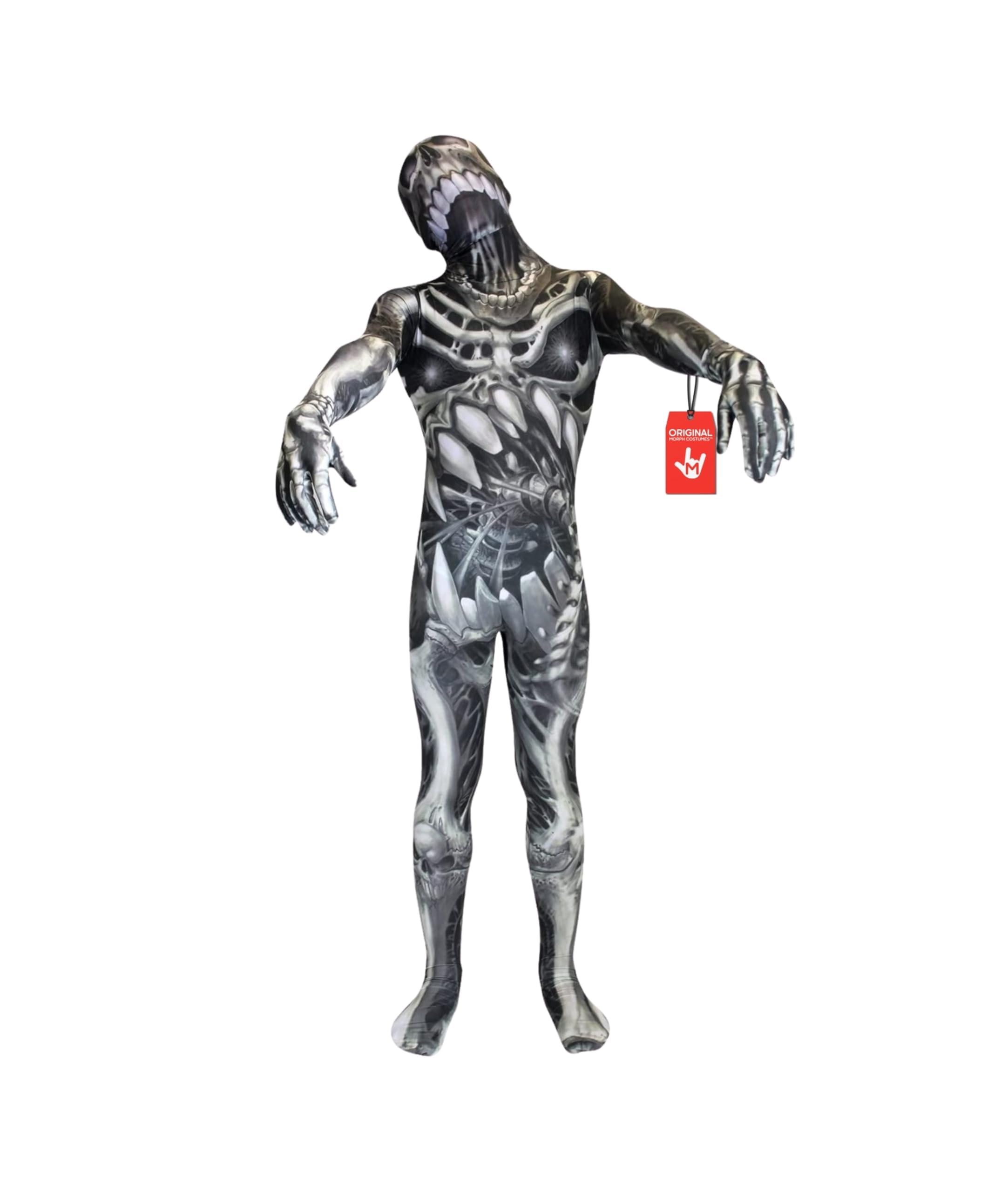 Morphsuits Kids Skull & Bones Monster Costume - Small 3'-3'5 / 6-8 Years