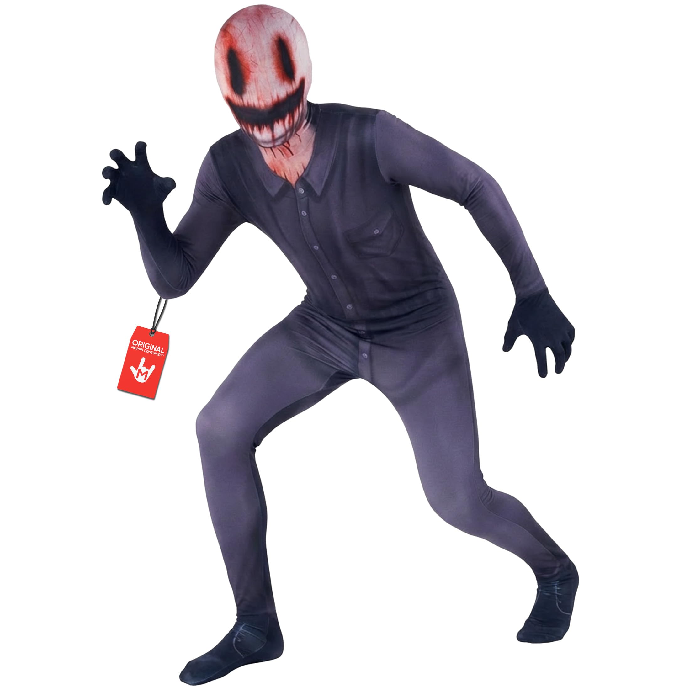 Morphsuits Kids The Smiler Morphsuit Urban Legend Scary Boys Halloween Costume Bodysuit Outfit