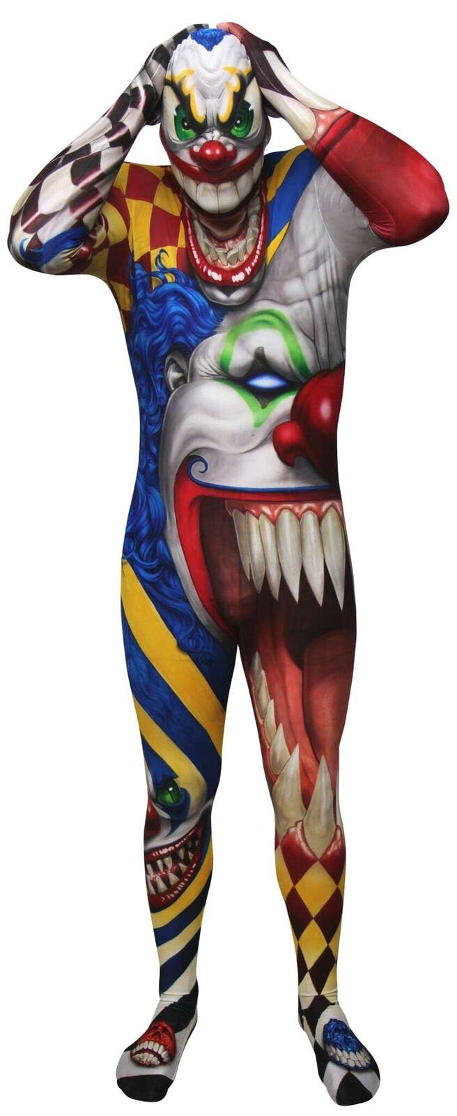 Morphsuits mens Monster Scary Clown Skinsuit - Image 2