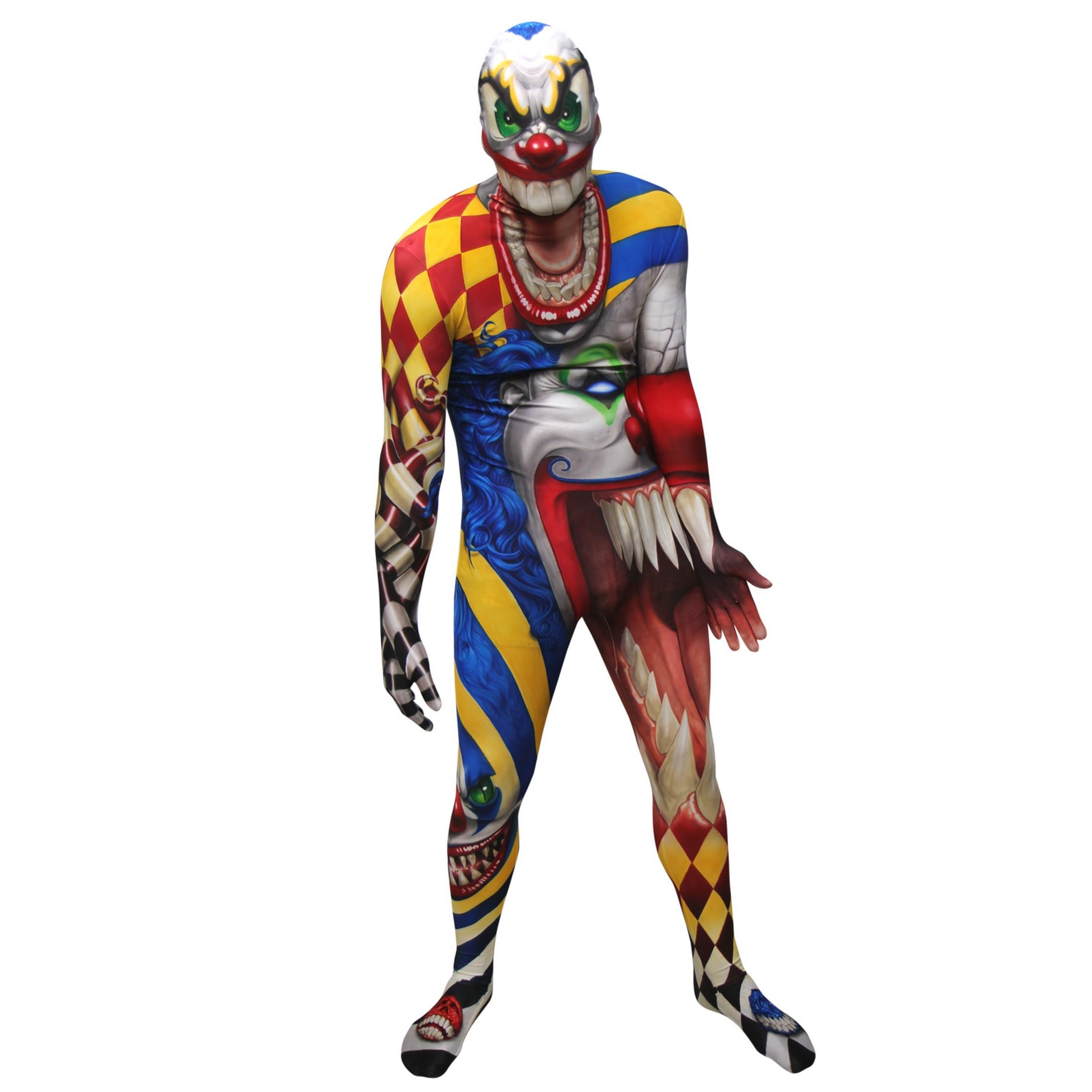 Morphsuits mens Monster Scary Clown Skinsuit - Image 4