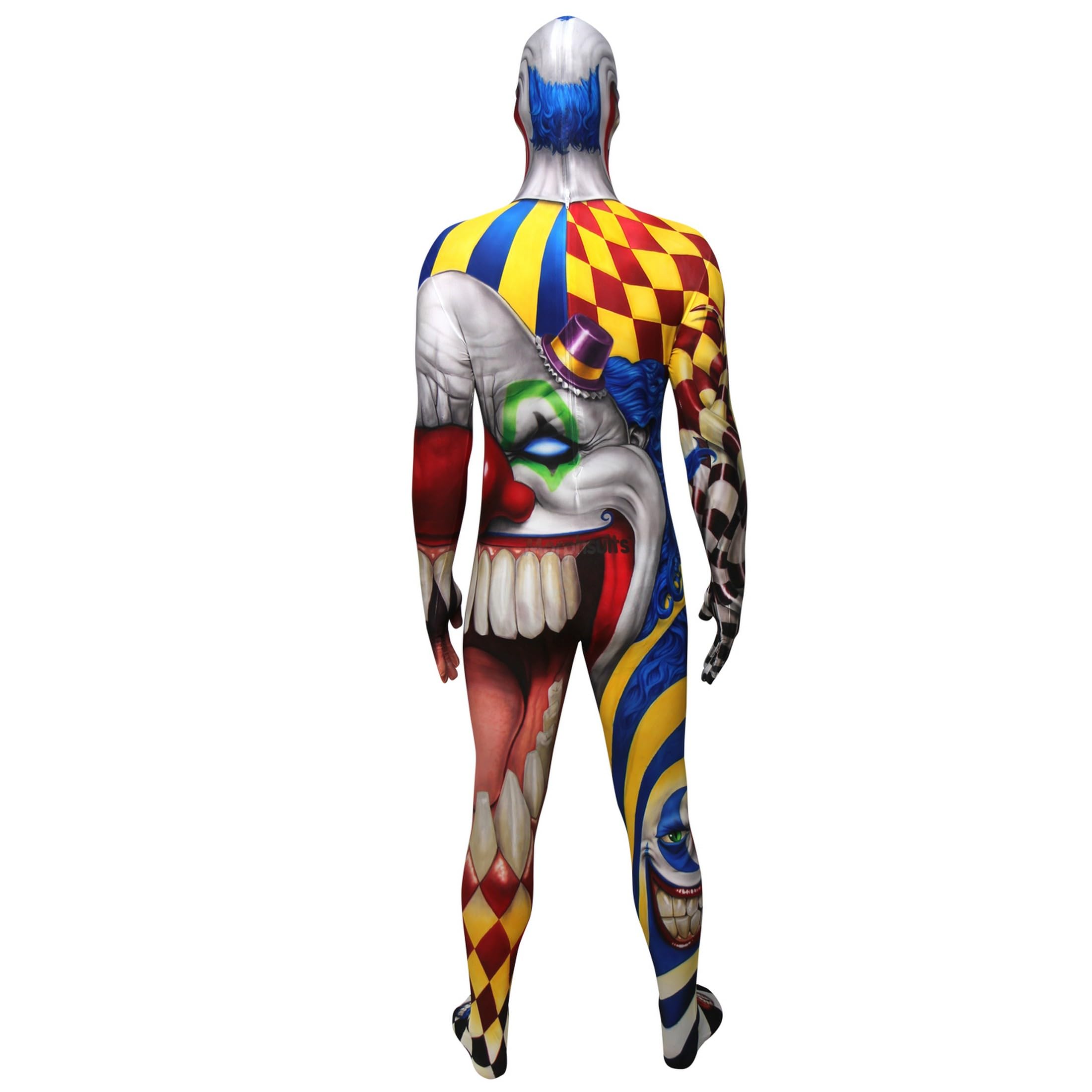 Morphsuits mens Monster Scary Clown Skinsuit - Image 6