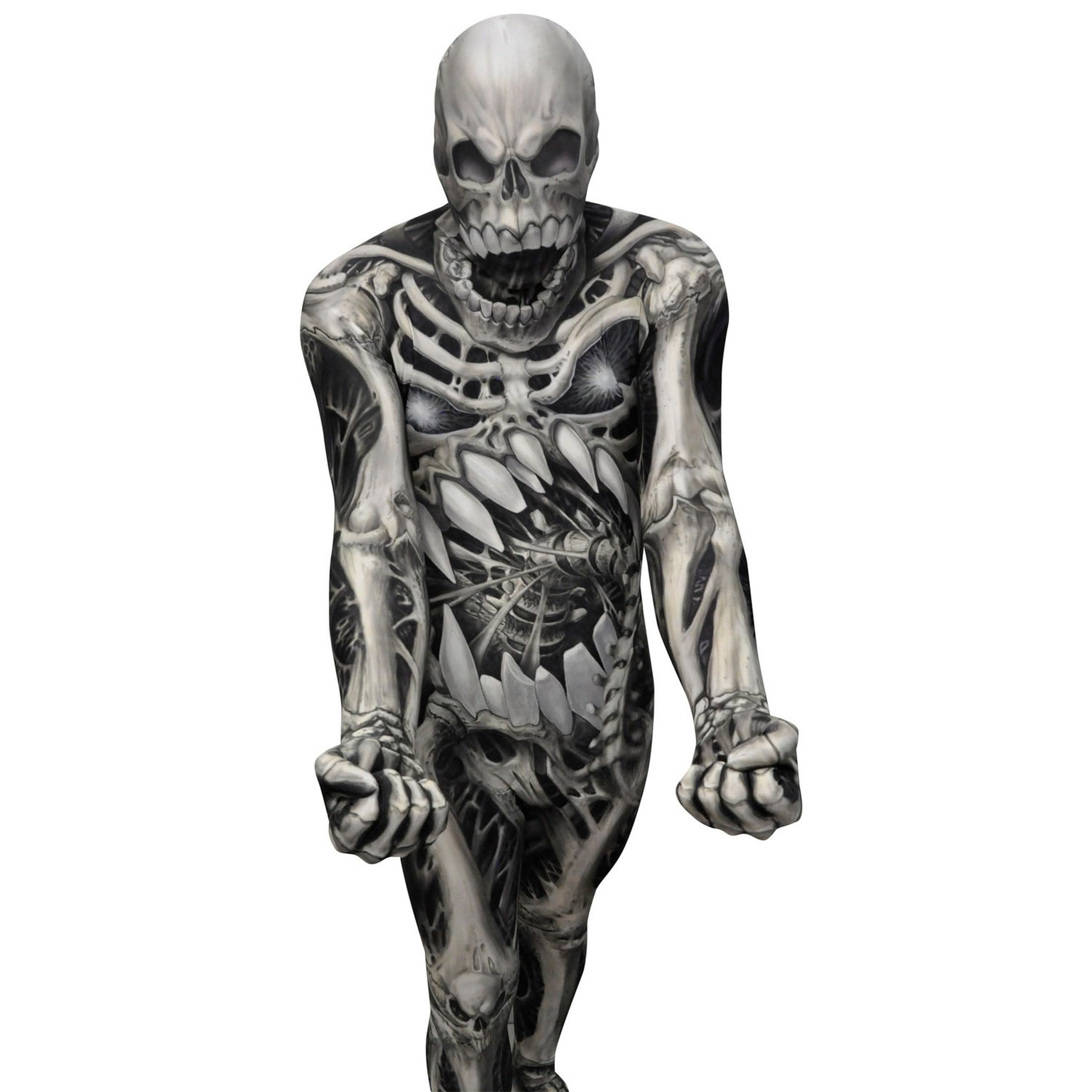Morphsuits mens Monster Skull and Bones Costume Skeleton - Image 3